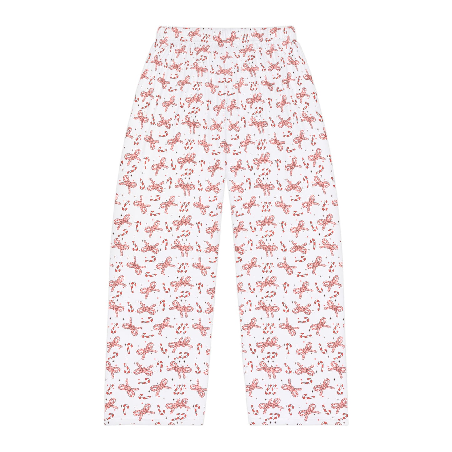 Candy Cane Ribbons Men's Pajama Pants