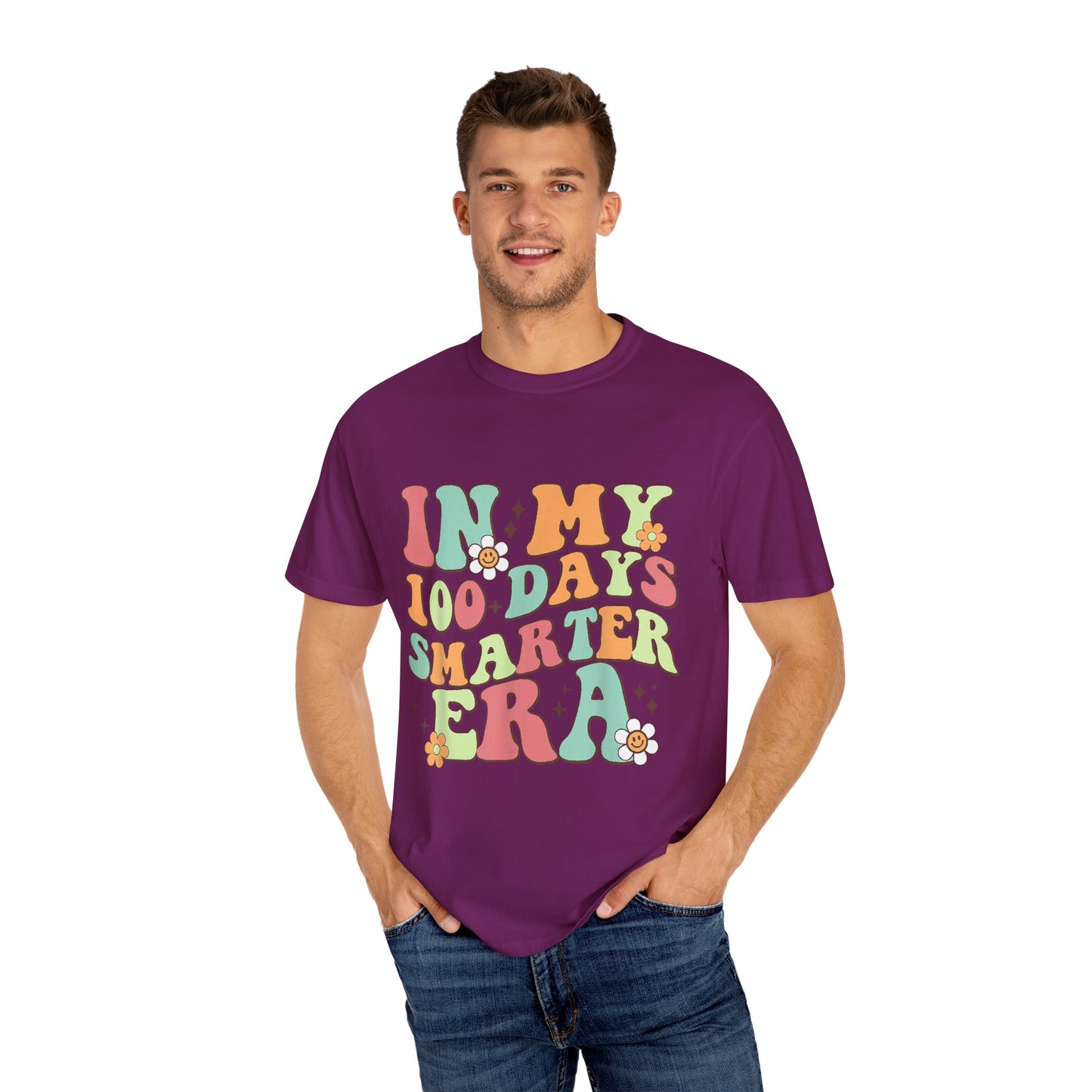 In My 100 Days Smarter Era Unisex Garment-Dyed T-shirt