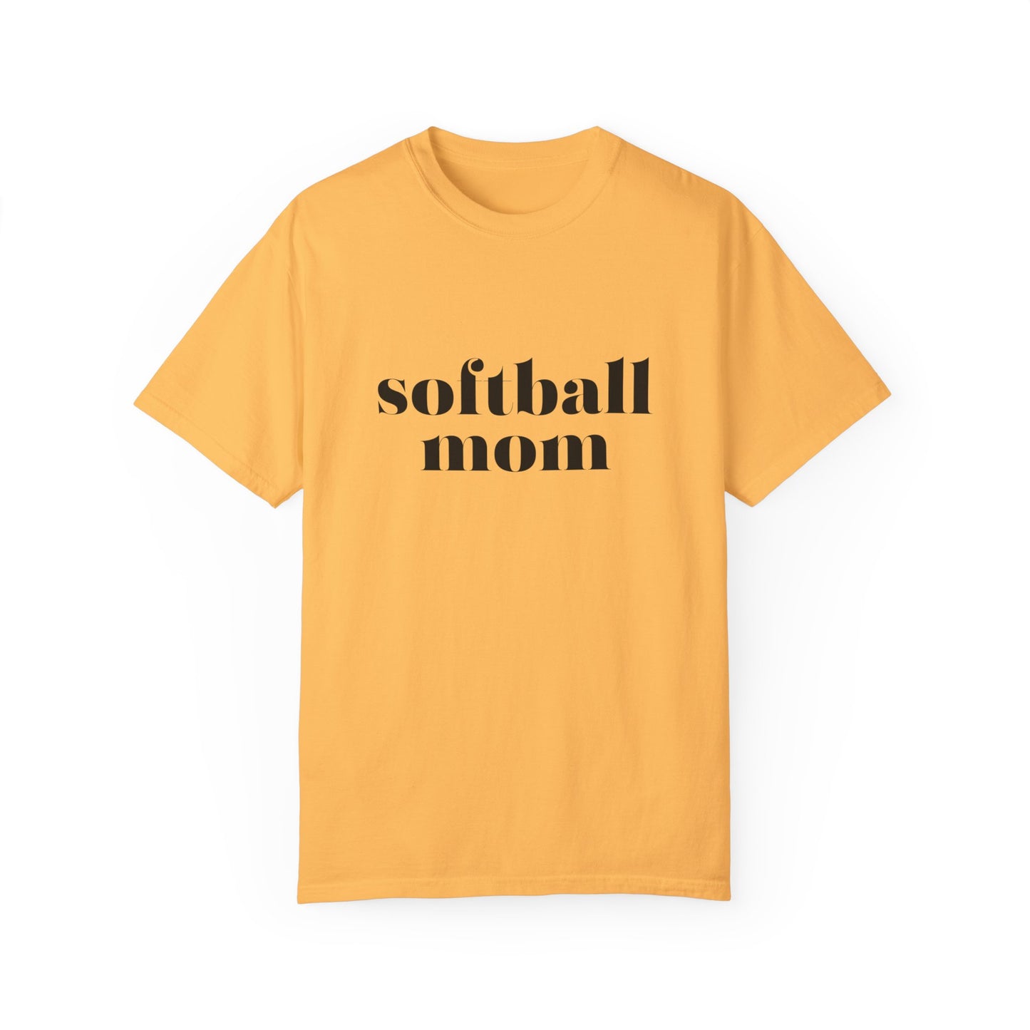 Softball Mom Unisex Garment-Dyed T-shirt