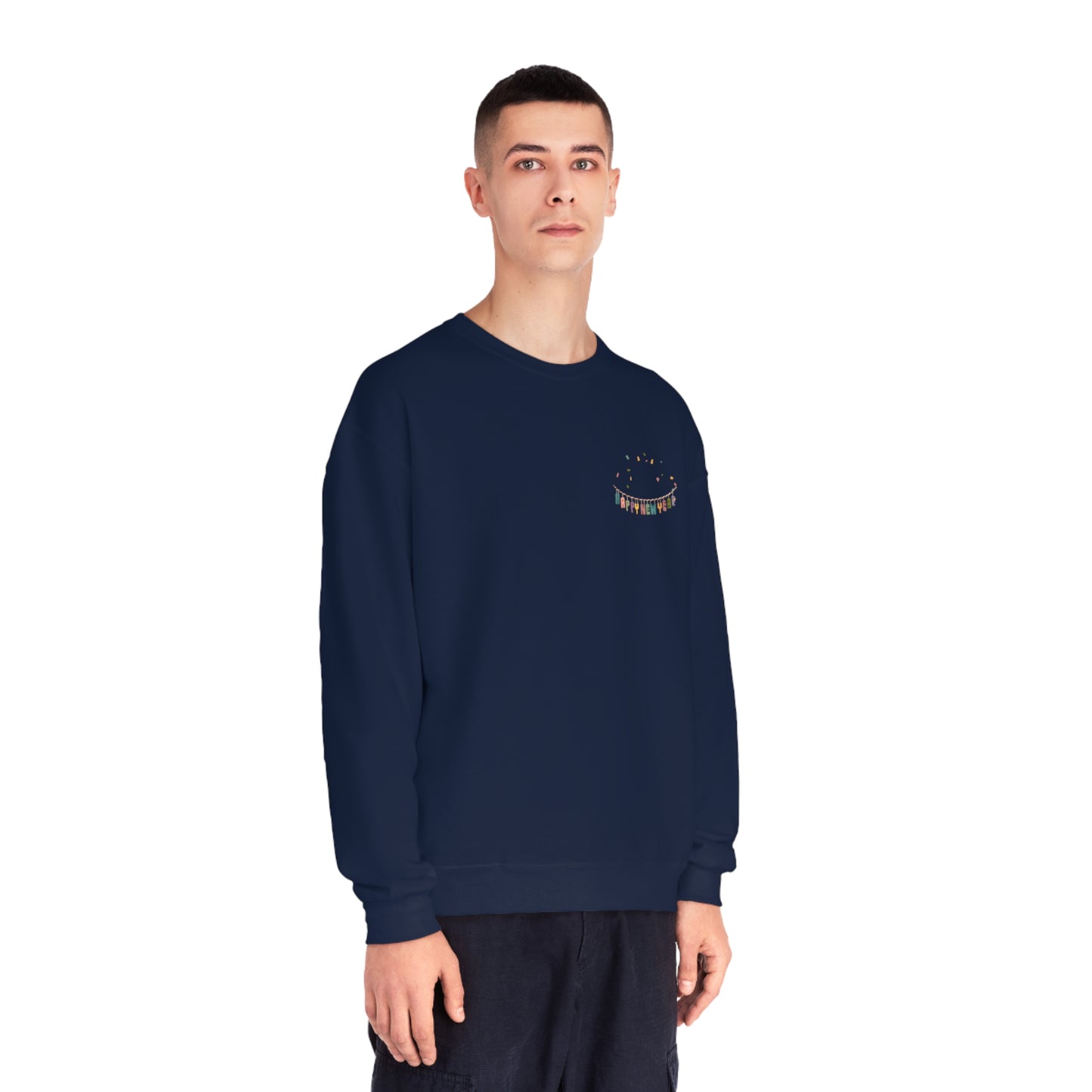 Happy New Year Banner Unisex NuBlend® Crewneck Sweatshirt