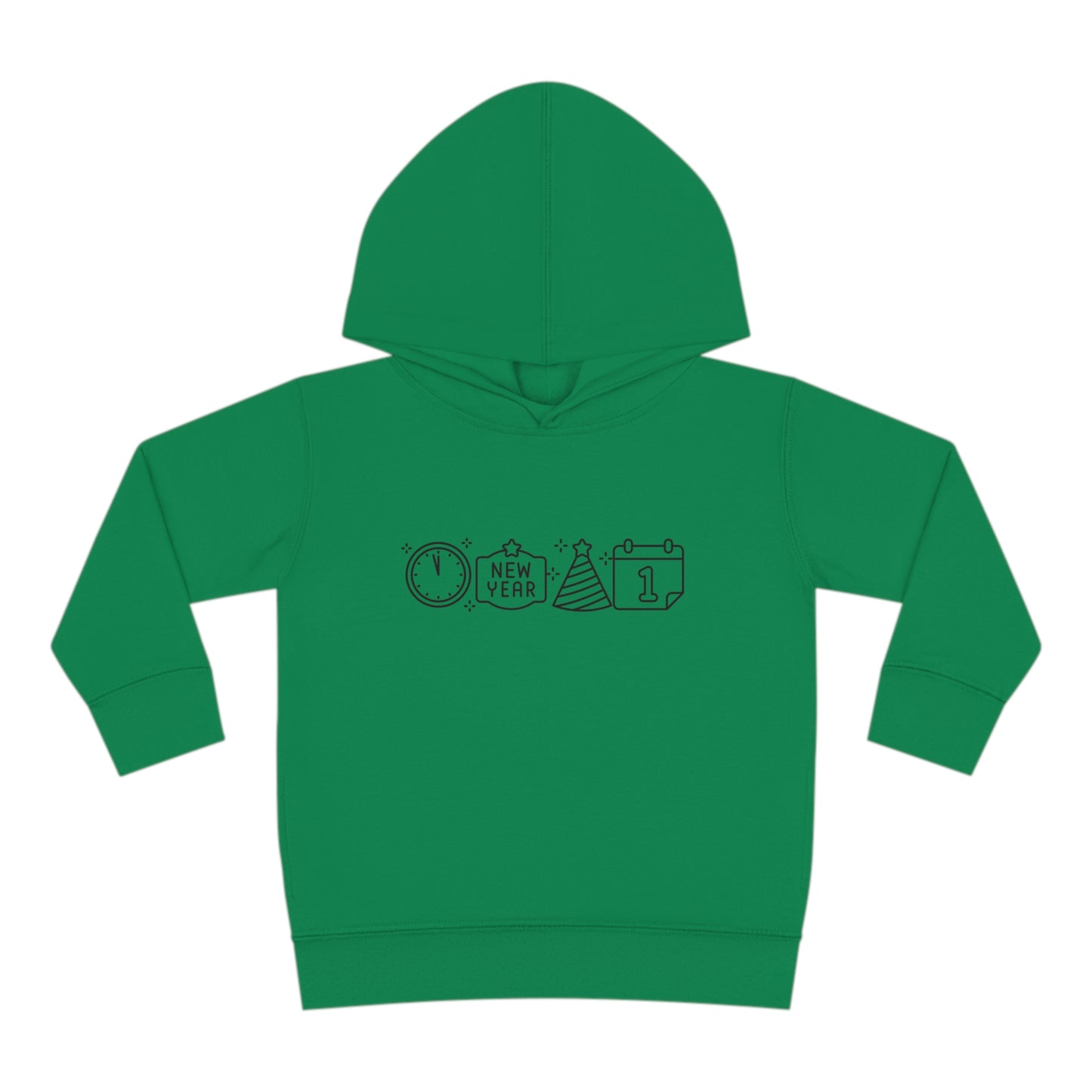 Simple New Years Symbols Toddler Pullover Fleece Hoodie