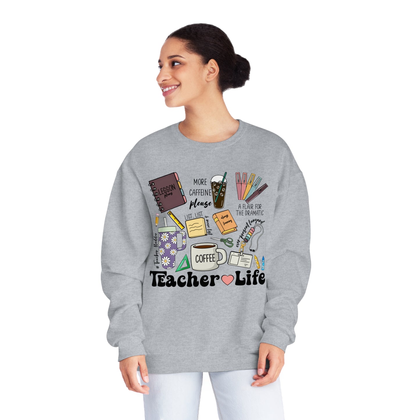 Teacher Things Unisex NuBlend® Crewneck Sweatshirt