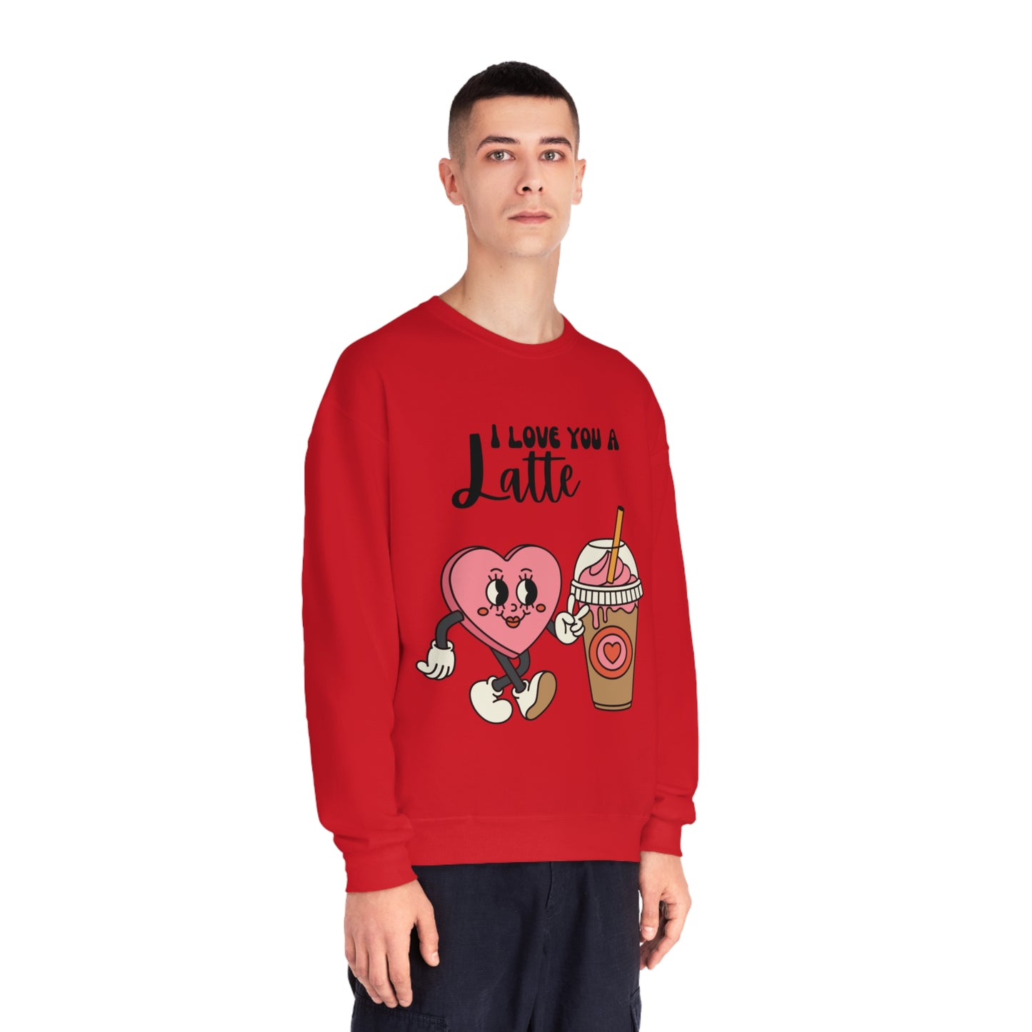 I Love You a Latte Unisex NuBlend® Crewneck Sweatshirt