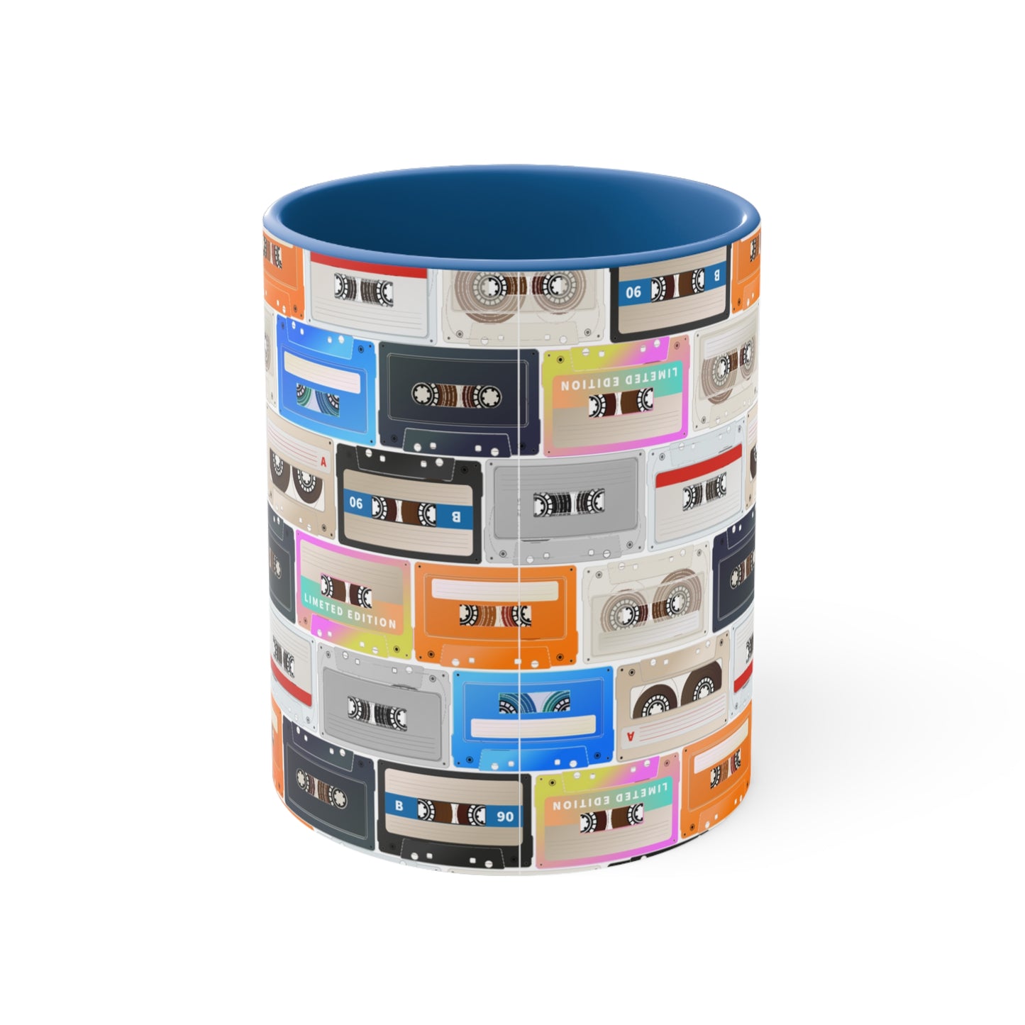 Cassette Design 1 Accent Coffee Mug, 11oz
