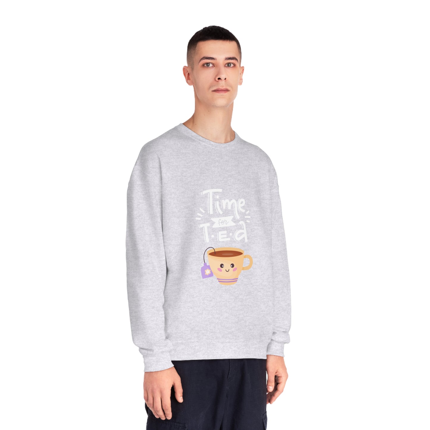 Time for Tea One Teacup Unisex NuBlend® Crewneck Sweatshirt