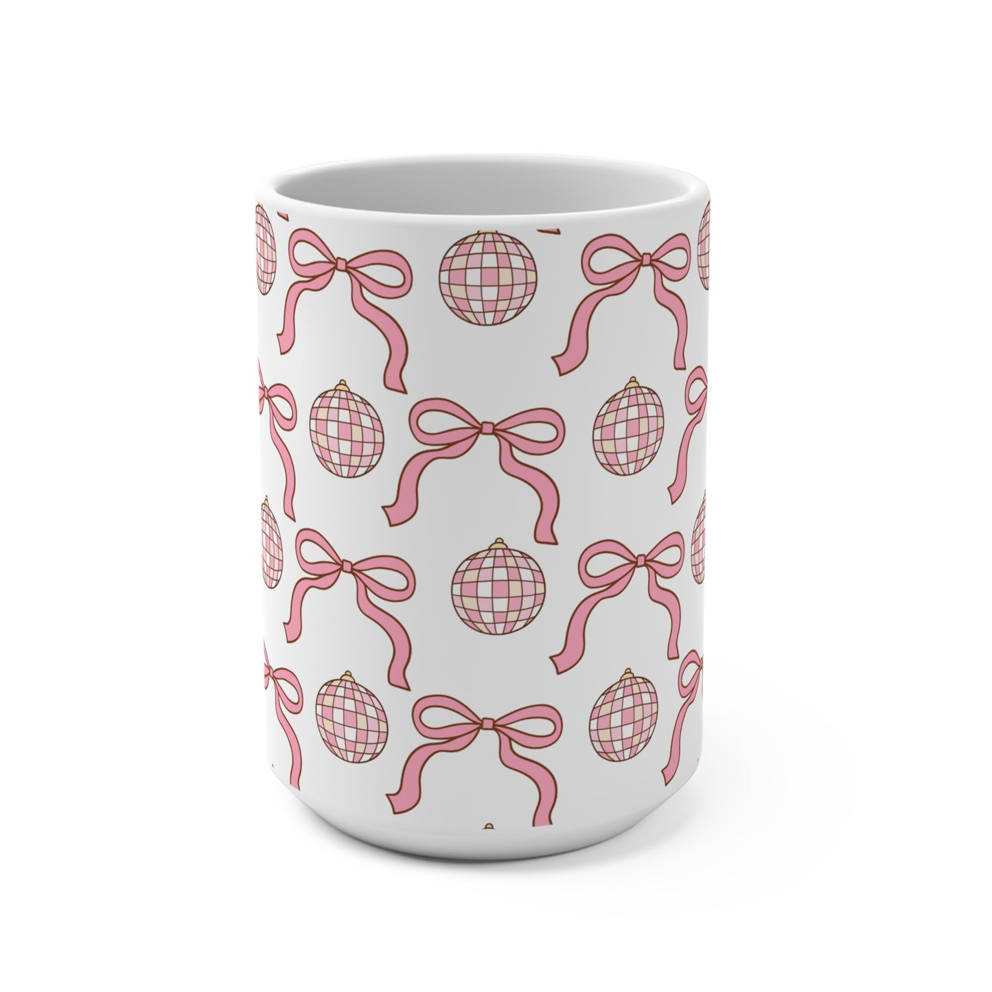 Bows and Disco Balls Mug 15oz