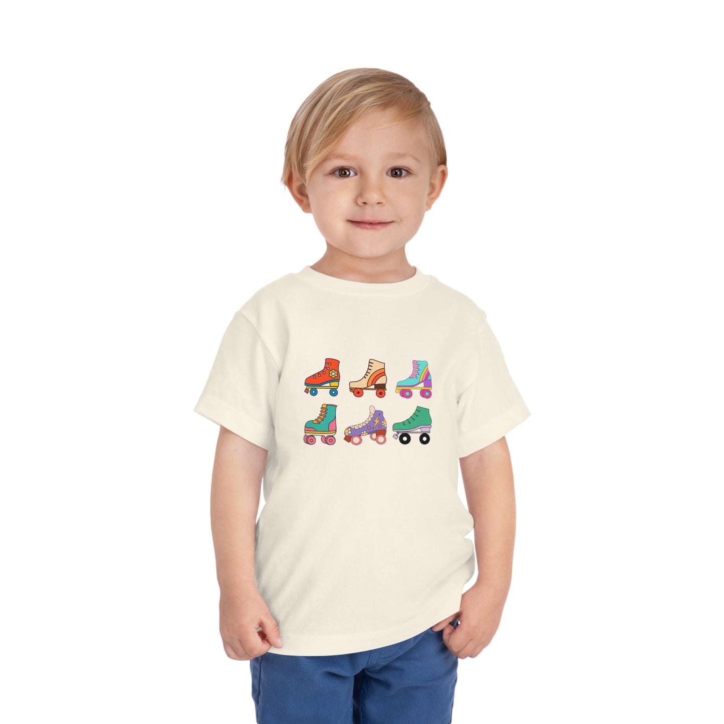 Roller Skates Toddler Short Sleeve Tee