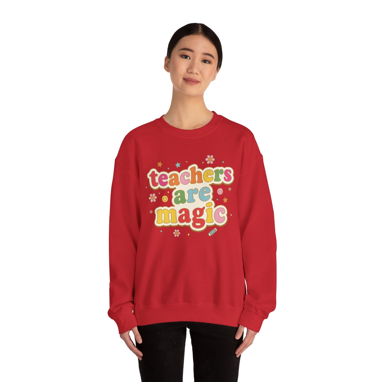 Teachers Are Magic Sweatshirt — Cozy Crewneck for Educators