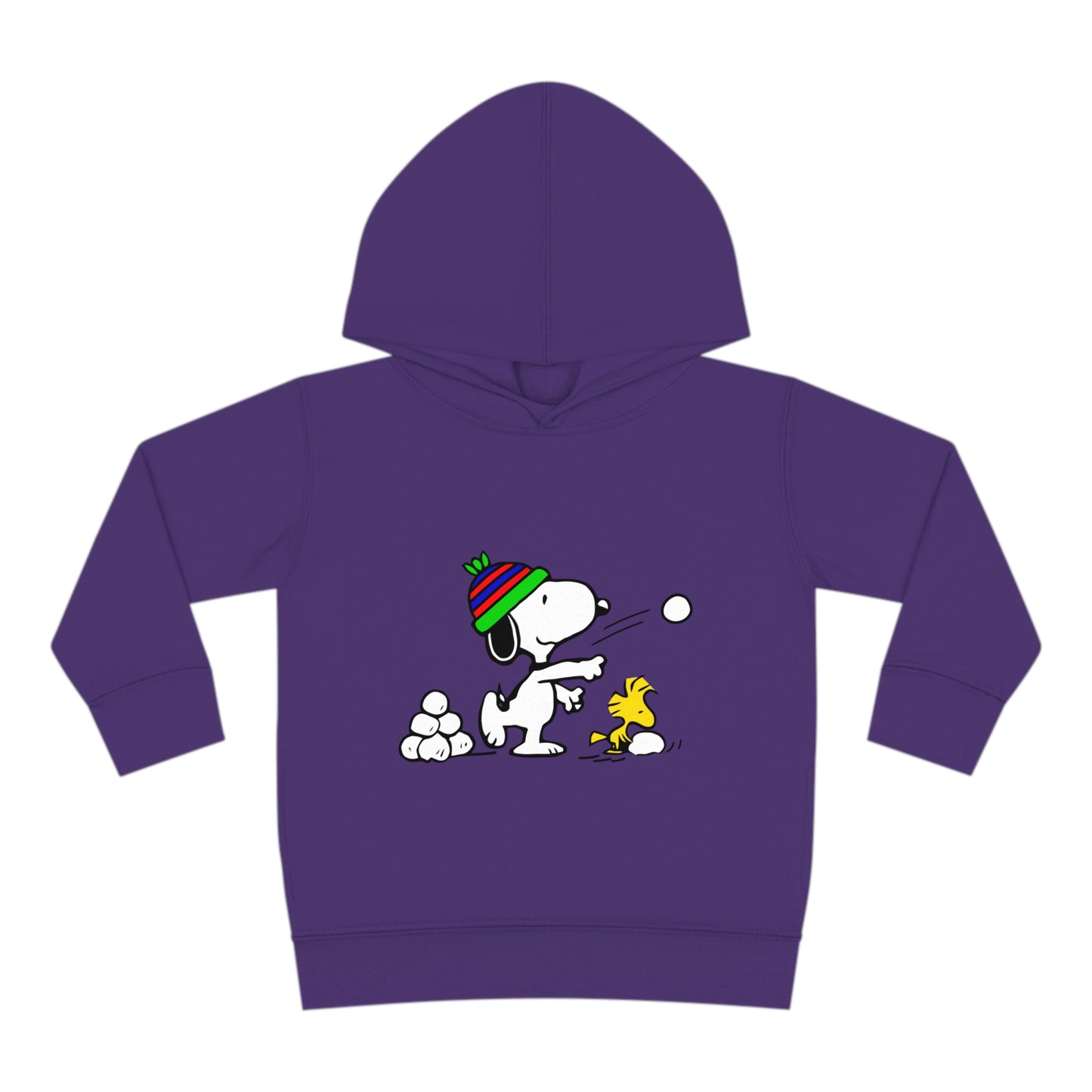Snoopy Snowballs Toddler Pullover Fleece Hoodie