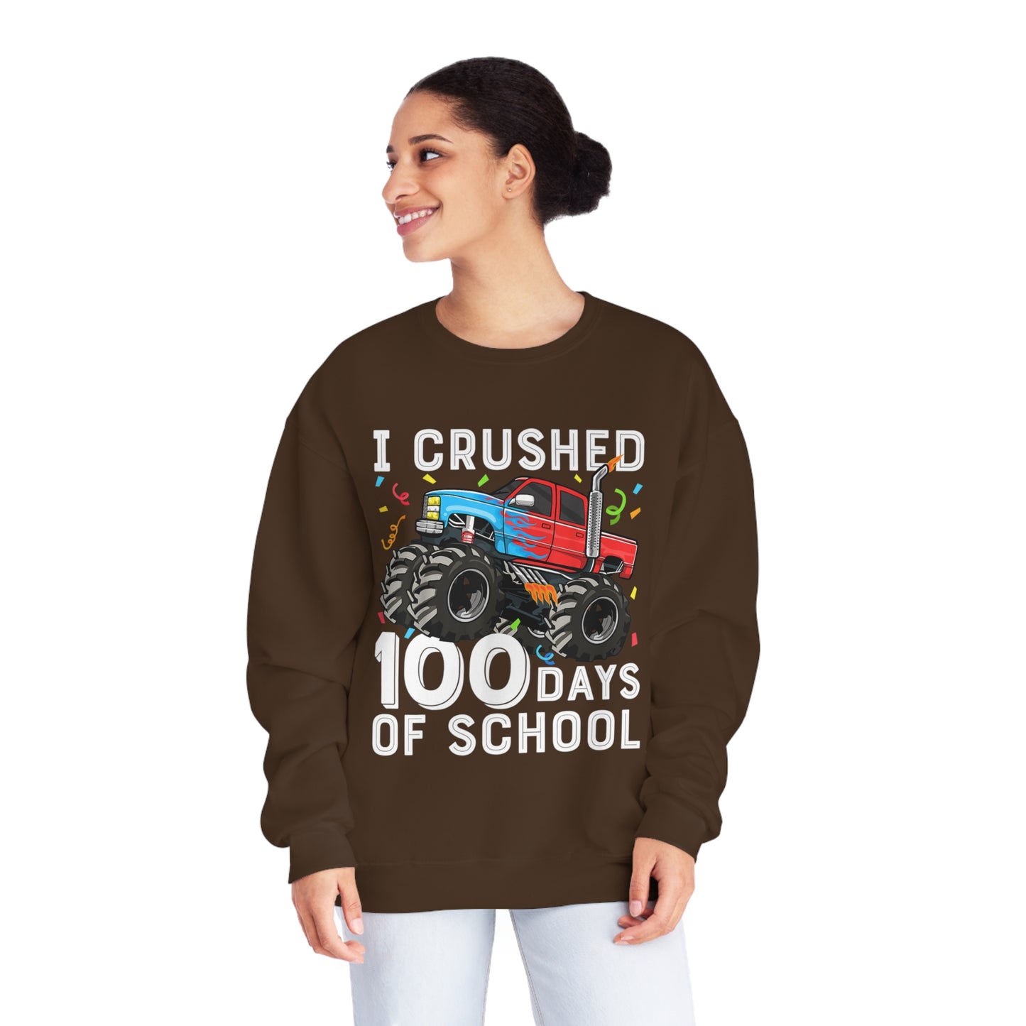 I Crushed 100 Days Unisex NuBlend® Crewneck Sweatshirt