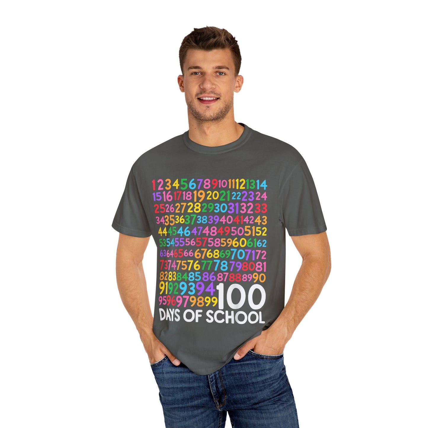100 Days Countdown Unisex Garment-Dyed T-shirt