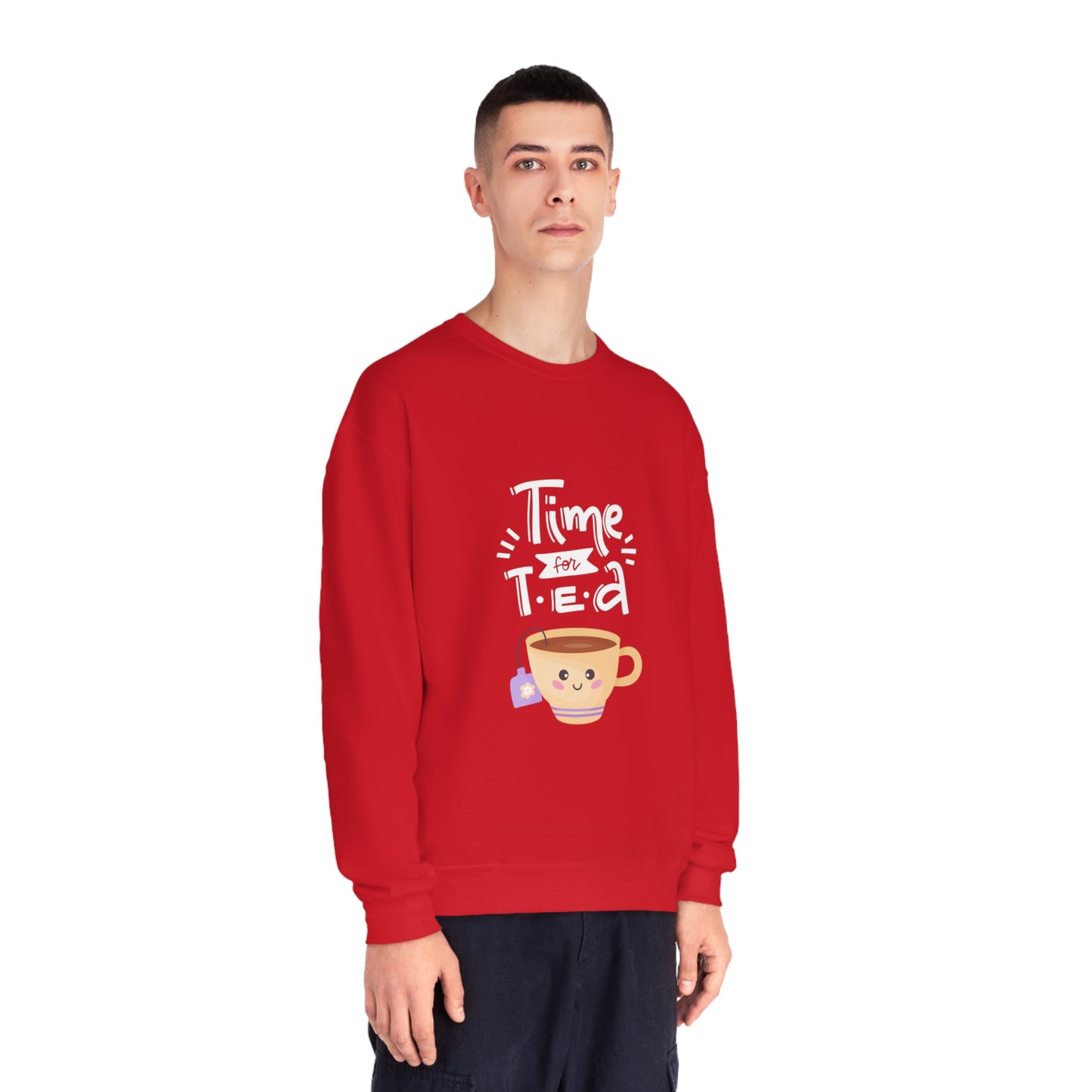 Time for Tea One Teacup Unisex NuBlend® Crewneck Sweatshirt