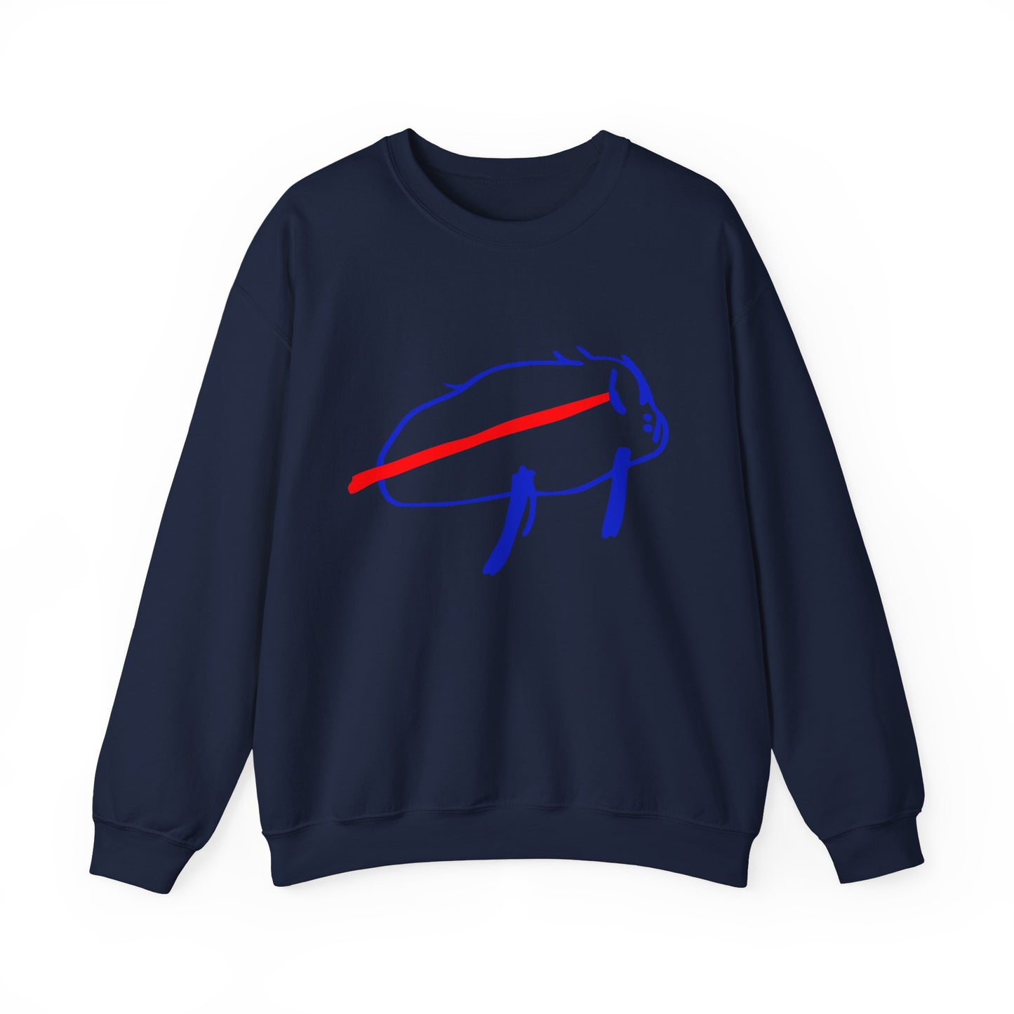 Josh Allen Drawing Unisex Heavy Blend™ Crewneck Sweatshirt