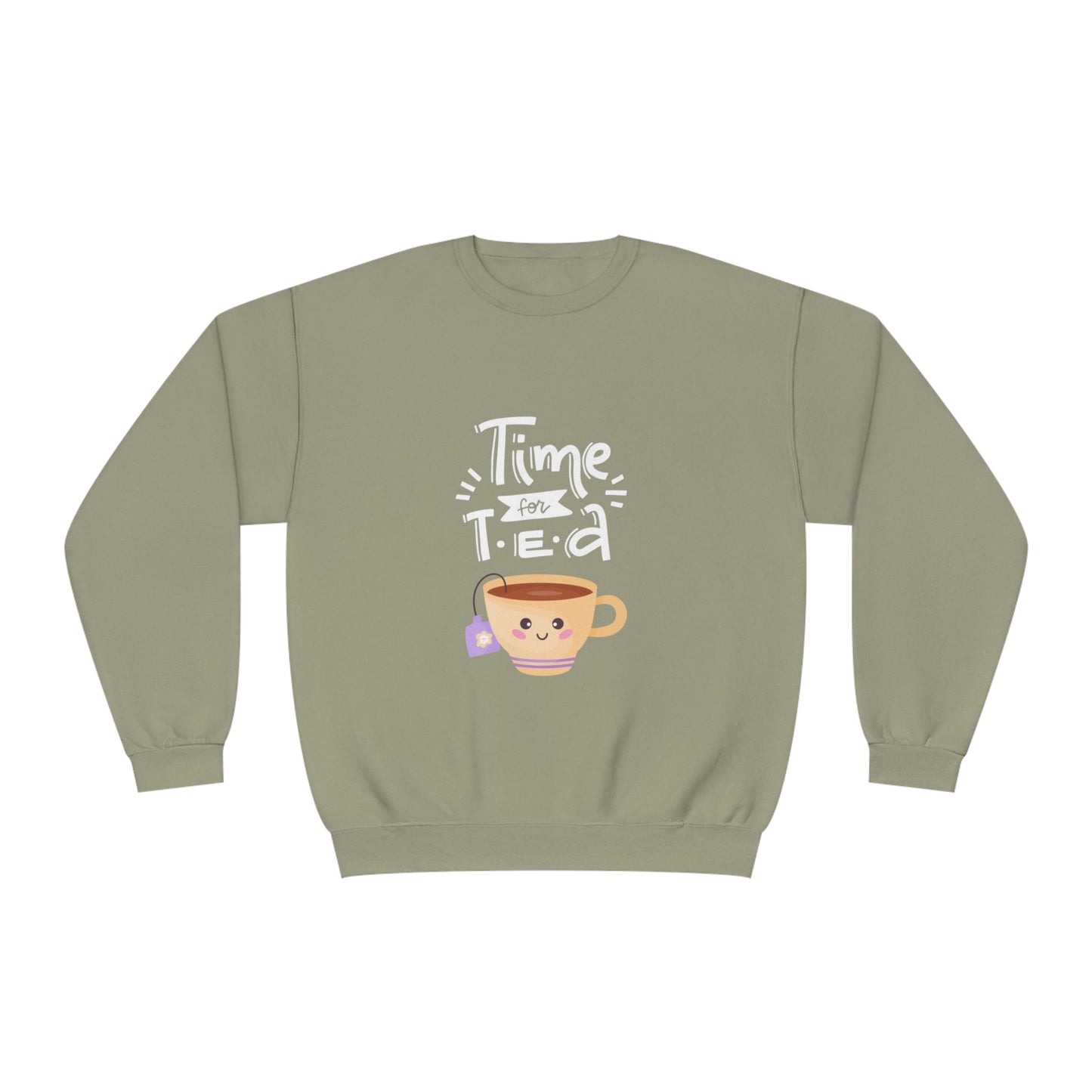 Time for Tea One Teacup Unisex NuBlend® Crewneck Sweatshirt