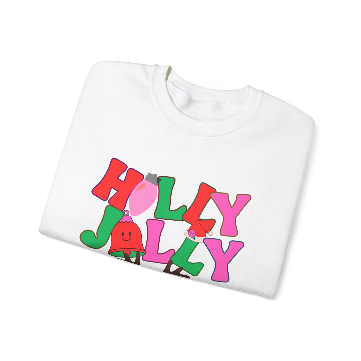 Holly Jolly Unisex Heavy Blend™ Crewneck Sweatshirt
