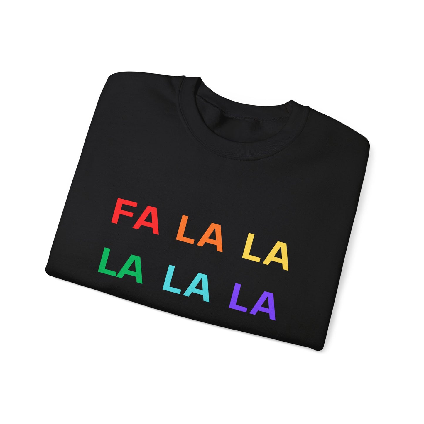 Fa La La La La La La La Unisex Heavy Blend™ Crewneck Sweatshirt