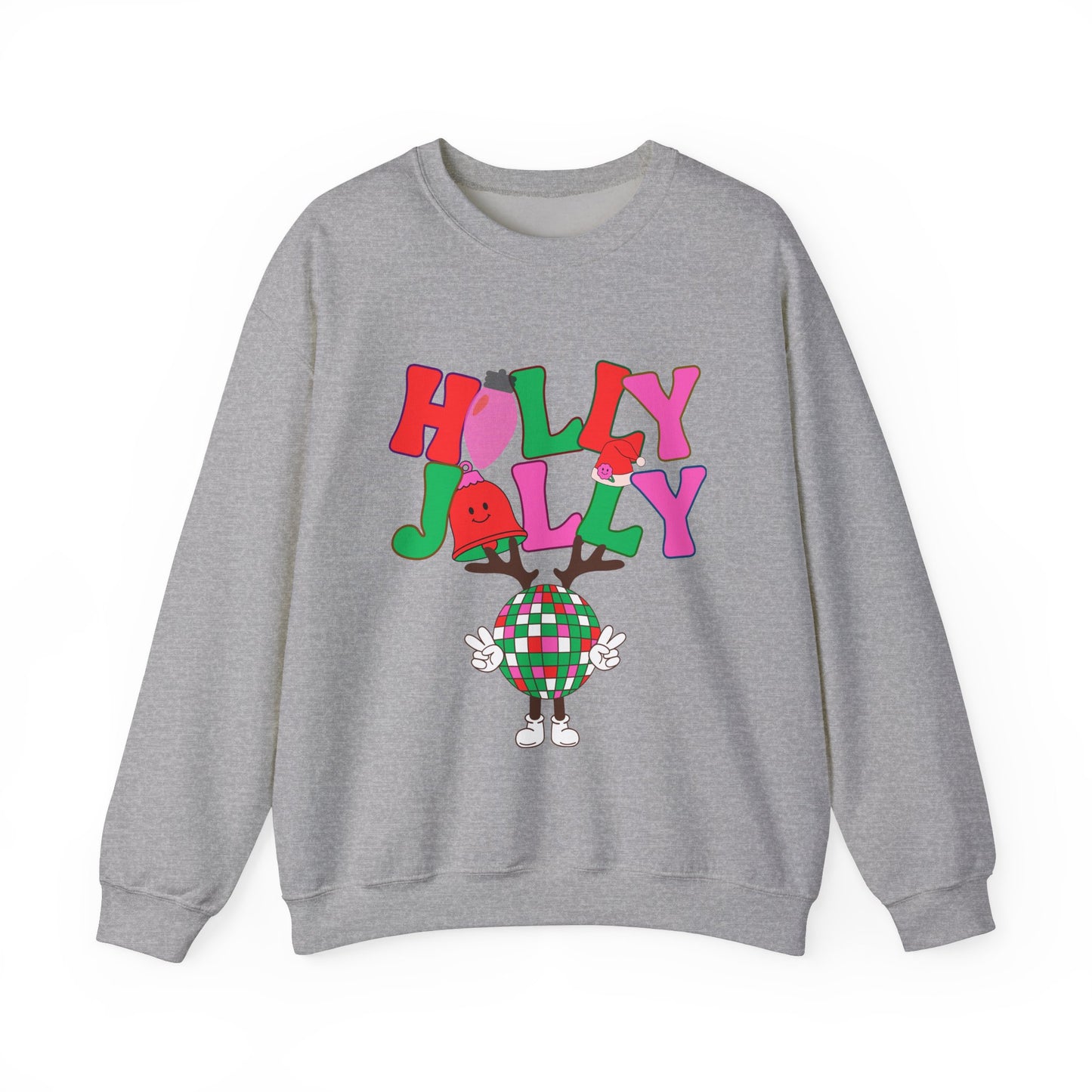 Holly Jolly Unisex Heavy Blend™ Crewneck Sweatshirt