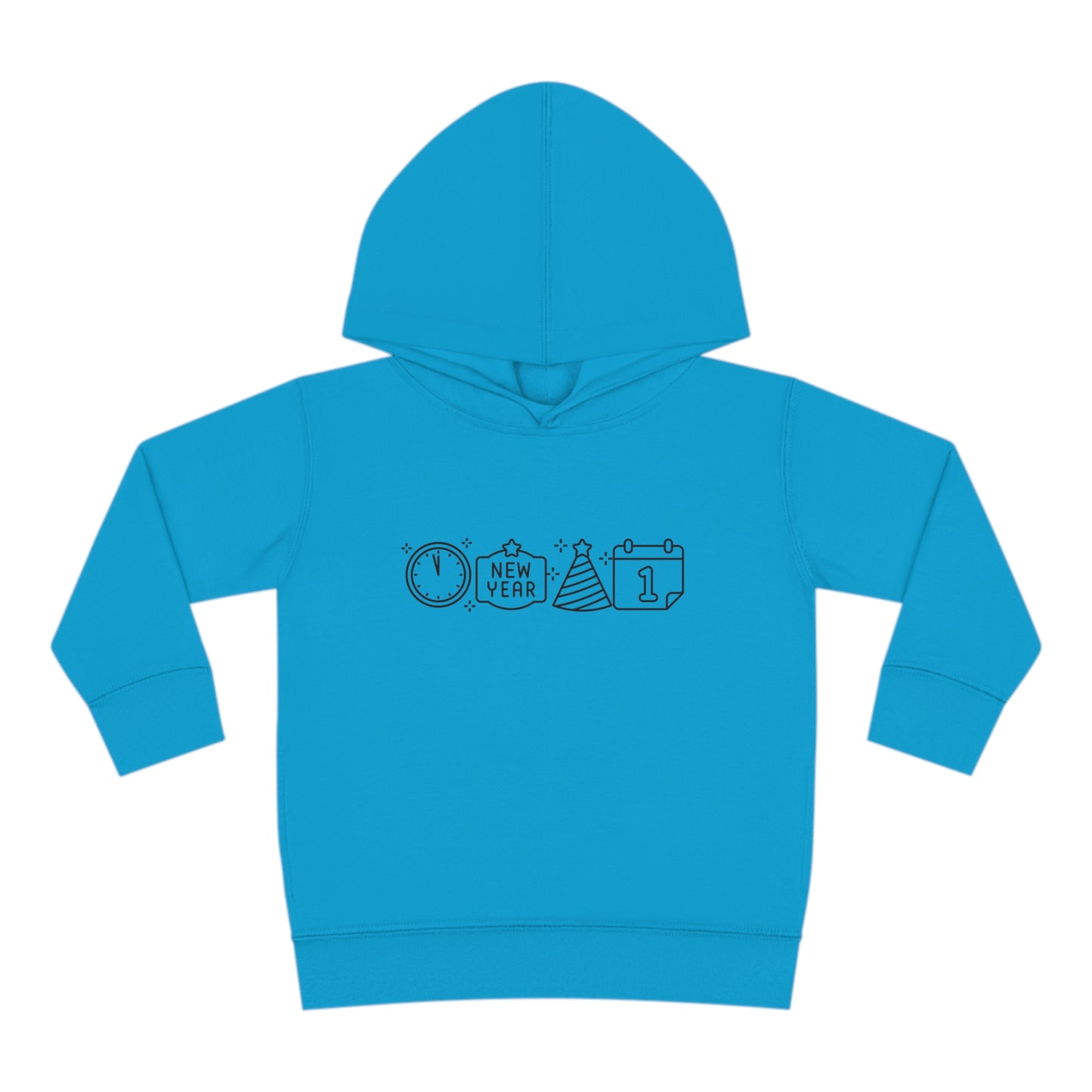 Simple New Years Symbols Toddler Pullover Fleece Hoodie