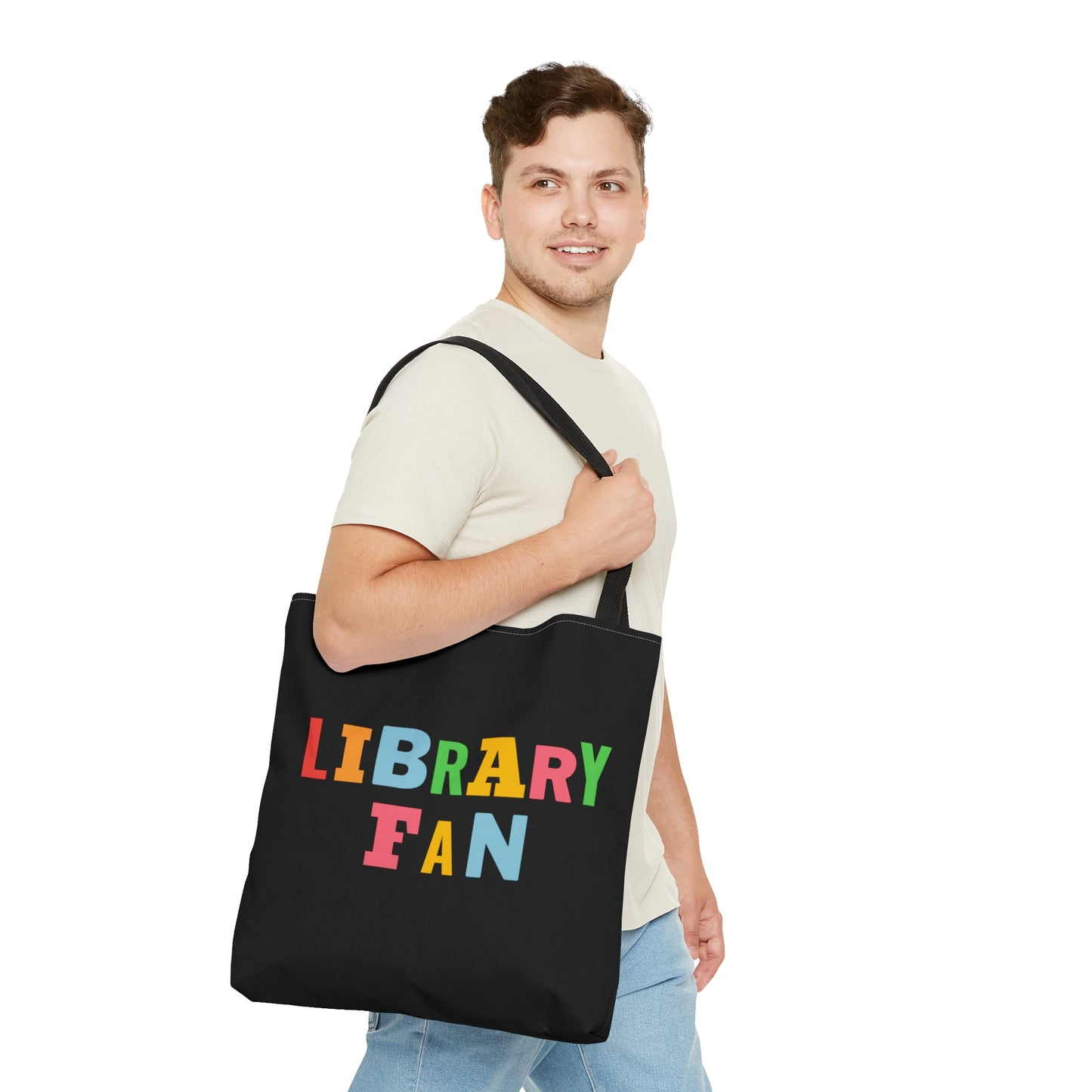 Library Fan Tote Bag (AOP)