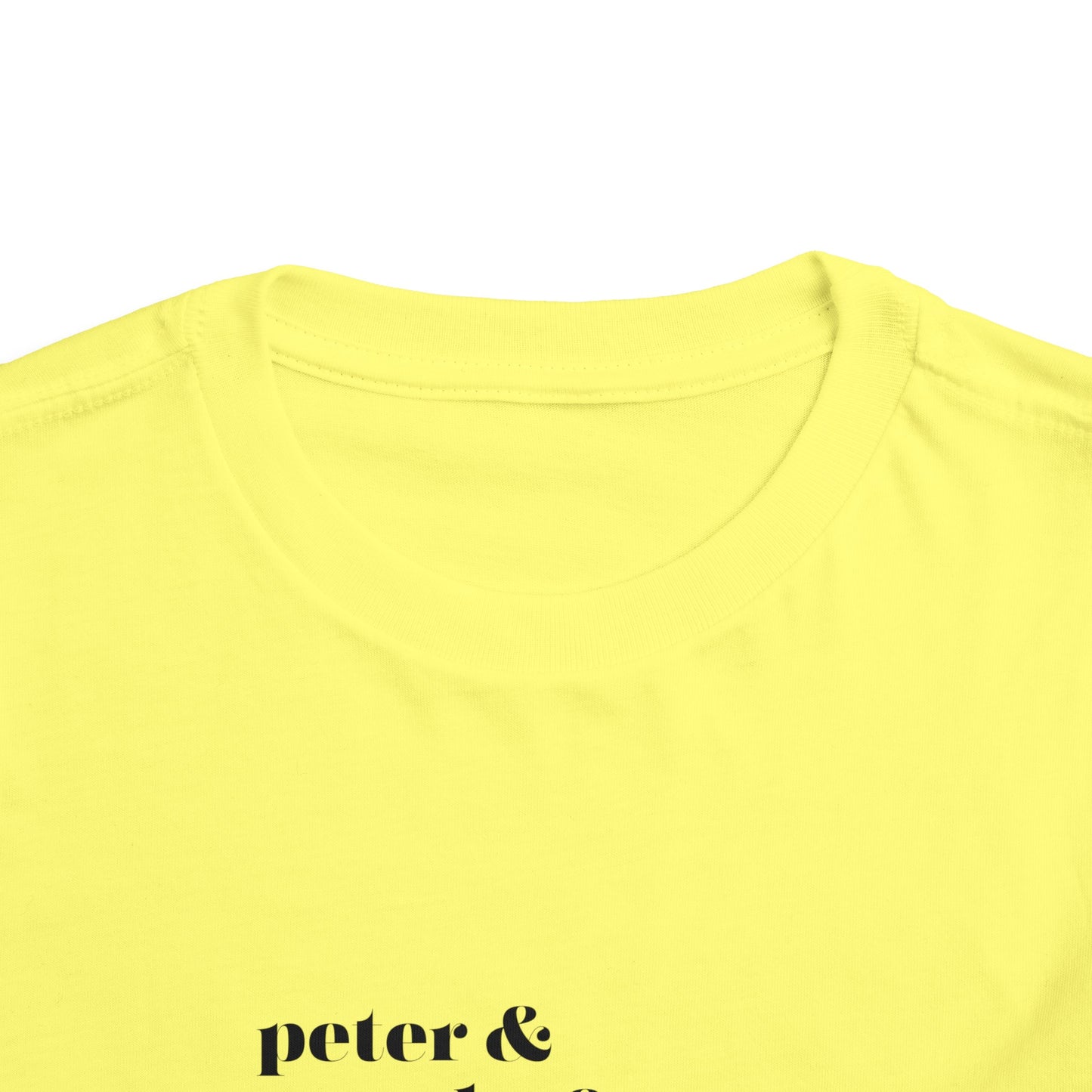 Peter Wendy John Michael Toddler Short Sleeve Tee