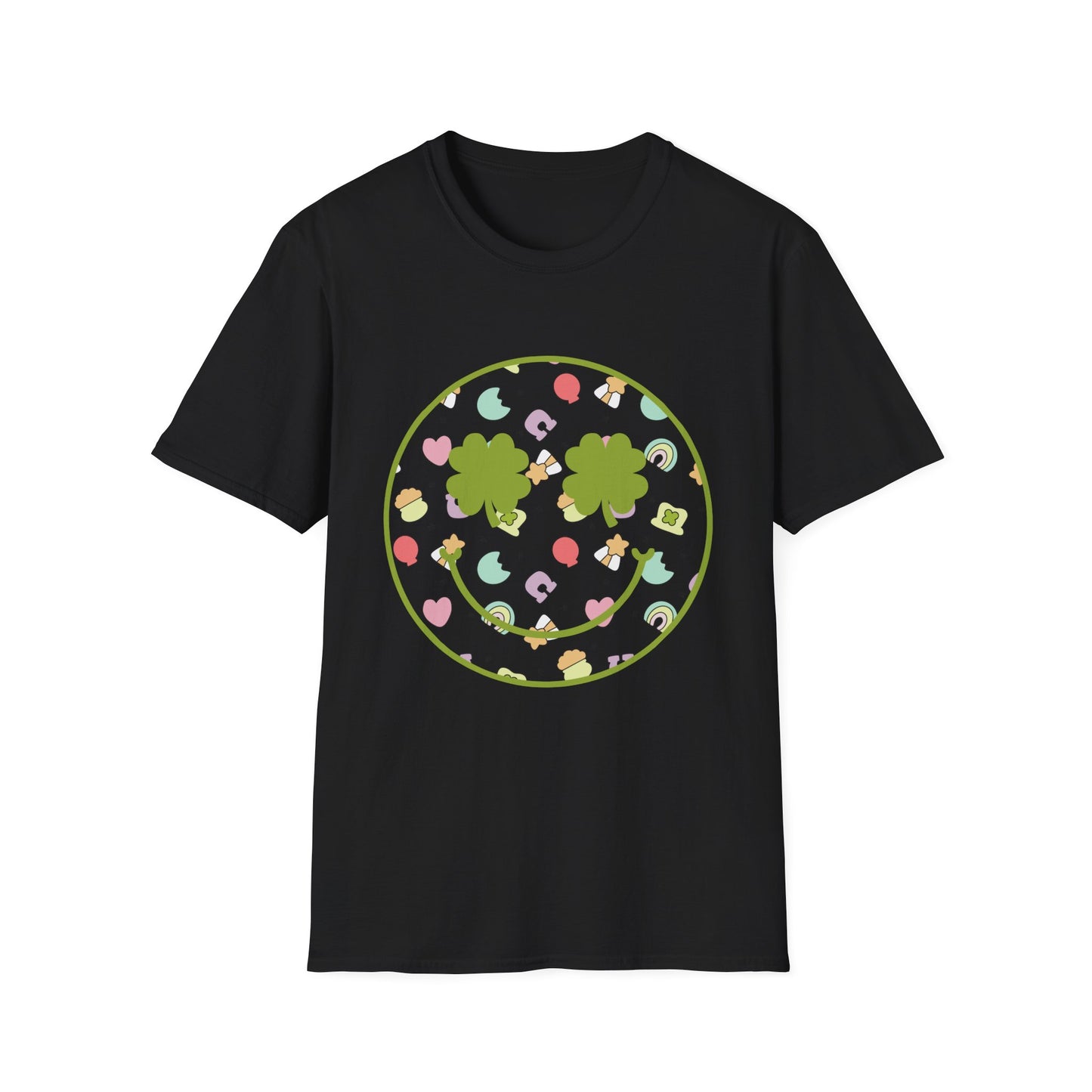 Lucky Charm Smiley Unisex Softstyle T-Shirt