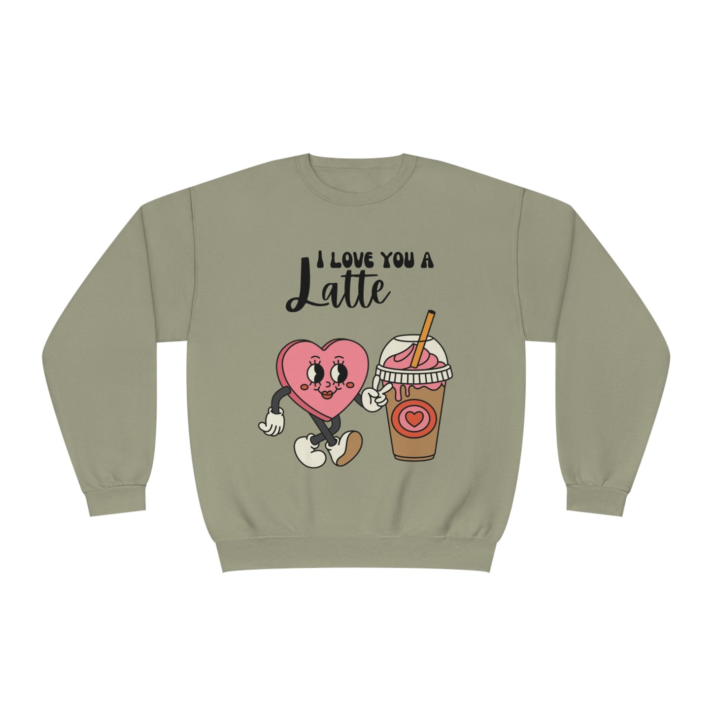 I Love You a Latte Unisex NuBlend® Crewneck Sweatshirt