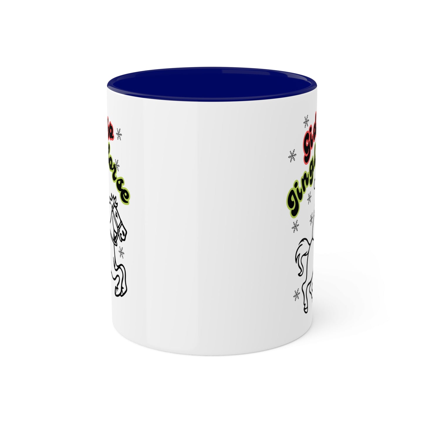 Giddyup Jingle Horse Colorful Mug 11oz