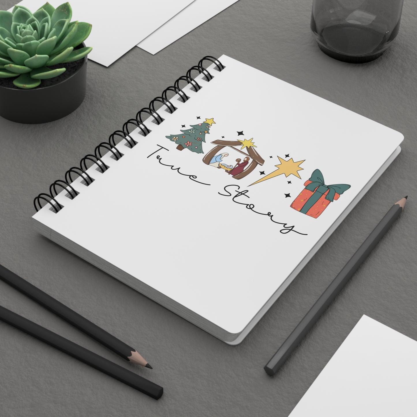 True Story Spiral Bound Journal