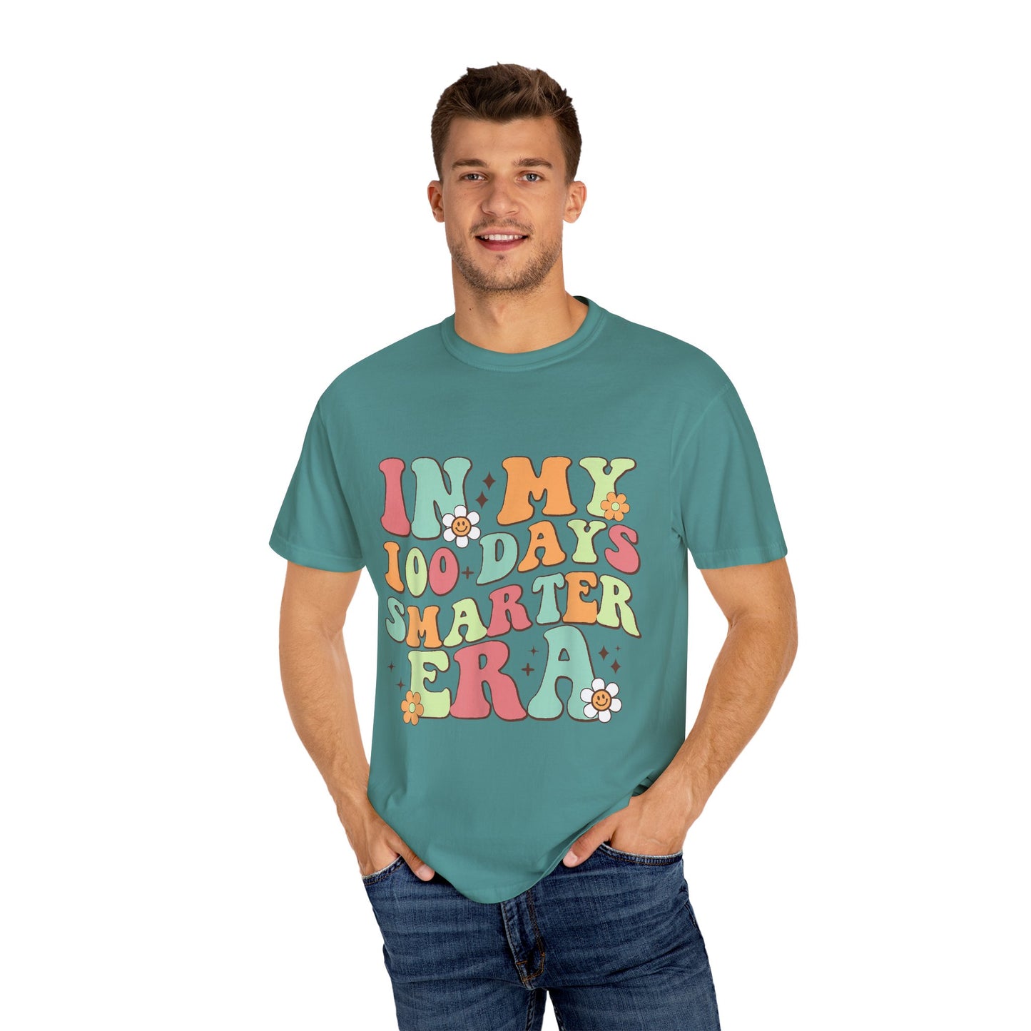 In My 100 Days Smarter Era Unisex Garment-Dyed T-shirt