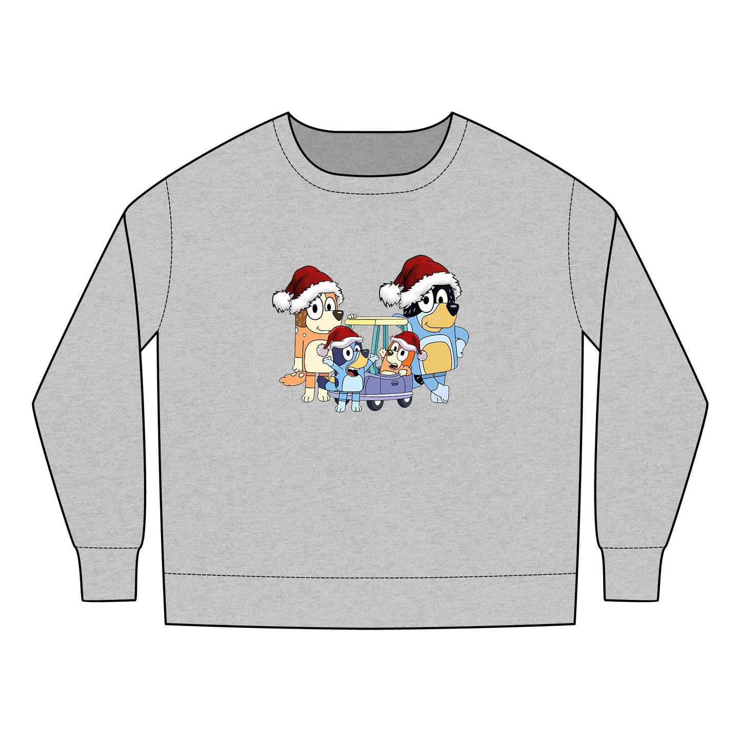 Heeler Family Christmas Toddler Sweatshirt