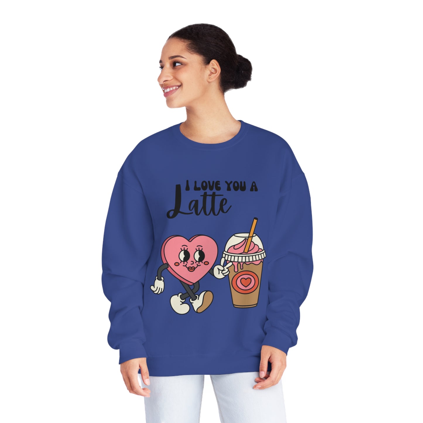 I Love You a Latte Unisex NuBlend® Crewneck Sweatshirt