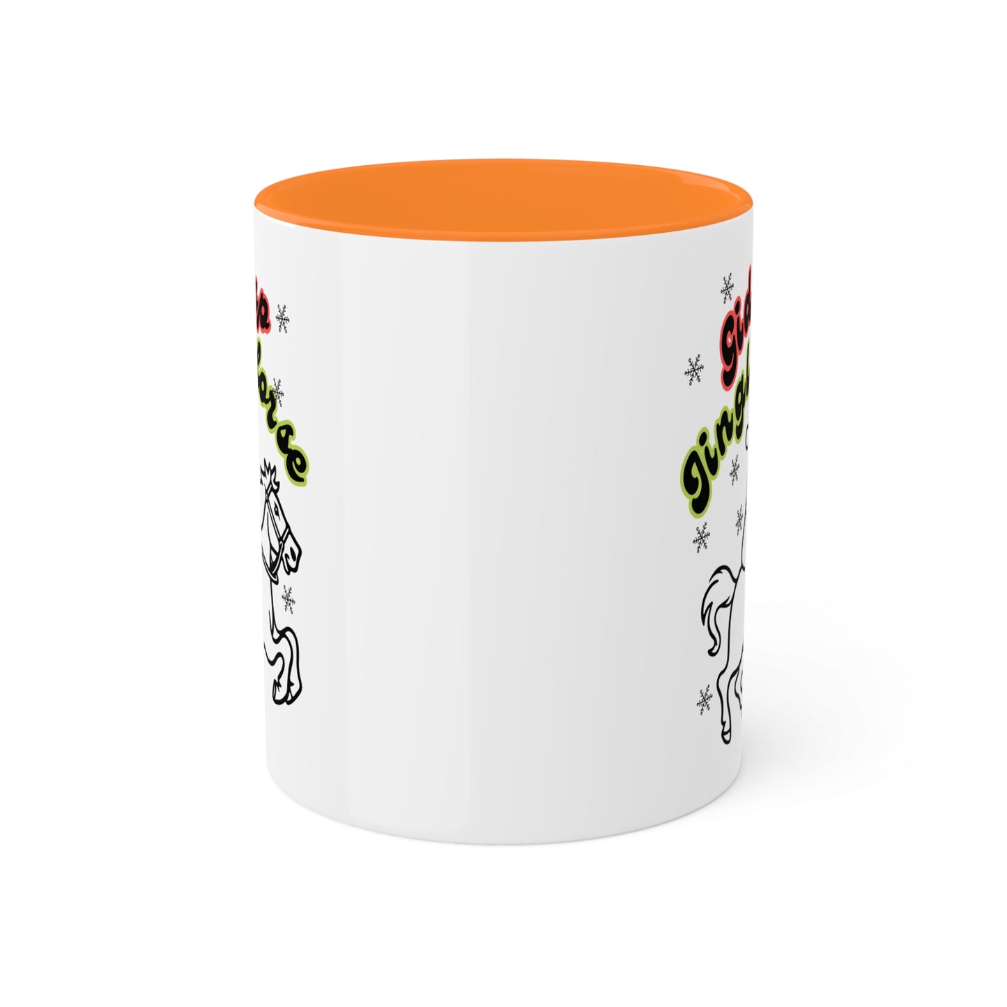 Giddyup Jingle Horse Colorful Mug 11oz