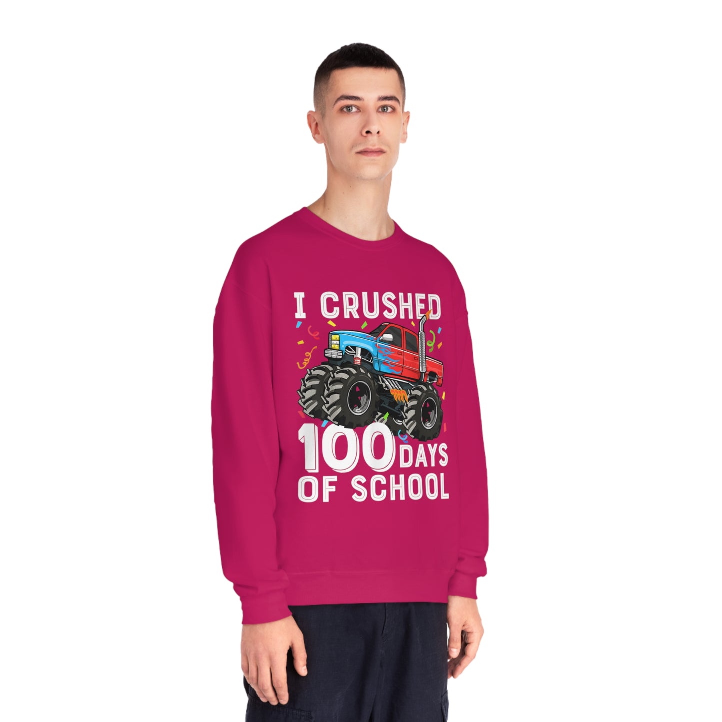 I Crushed 100 Days Unisex NuBlend® Crewneck Sweatshirt
