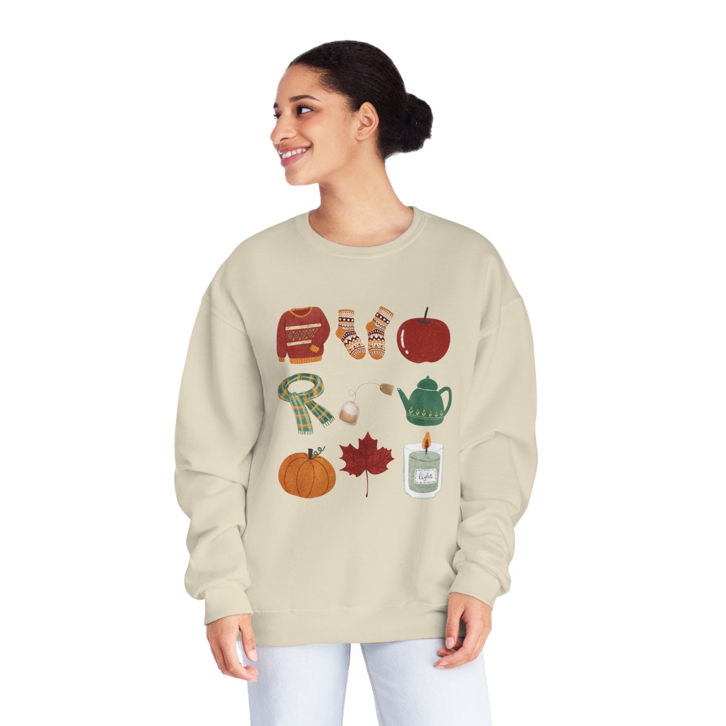 Fall Favorite Things Unisex NuBlend® Crewneck Sweatshirt