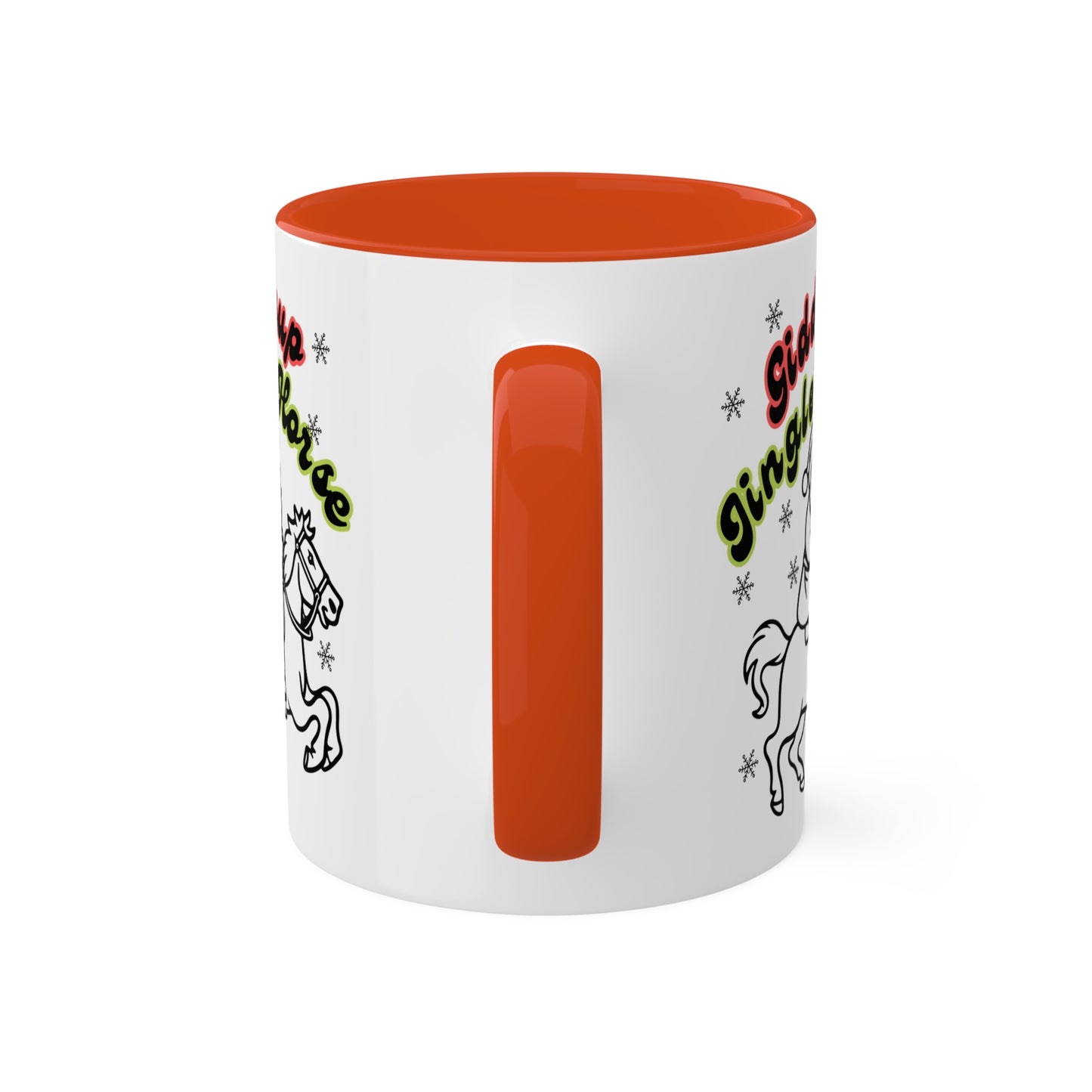 Giddyup Jingle Horse Colorful Mug 11oz
