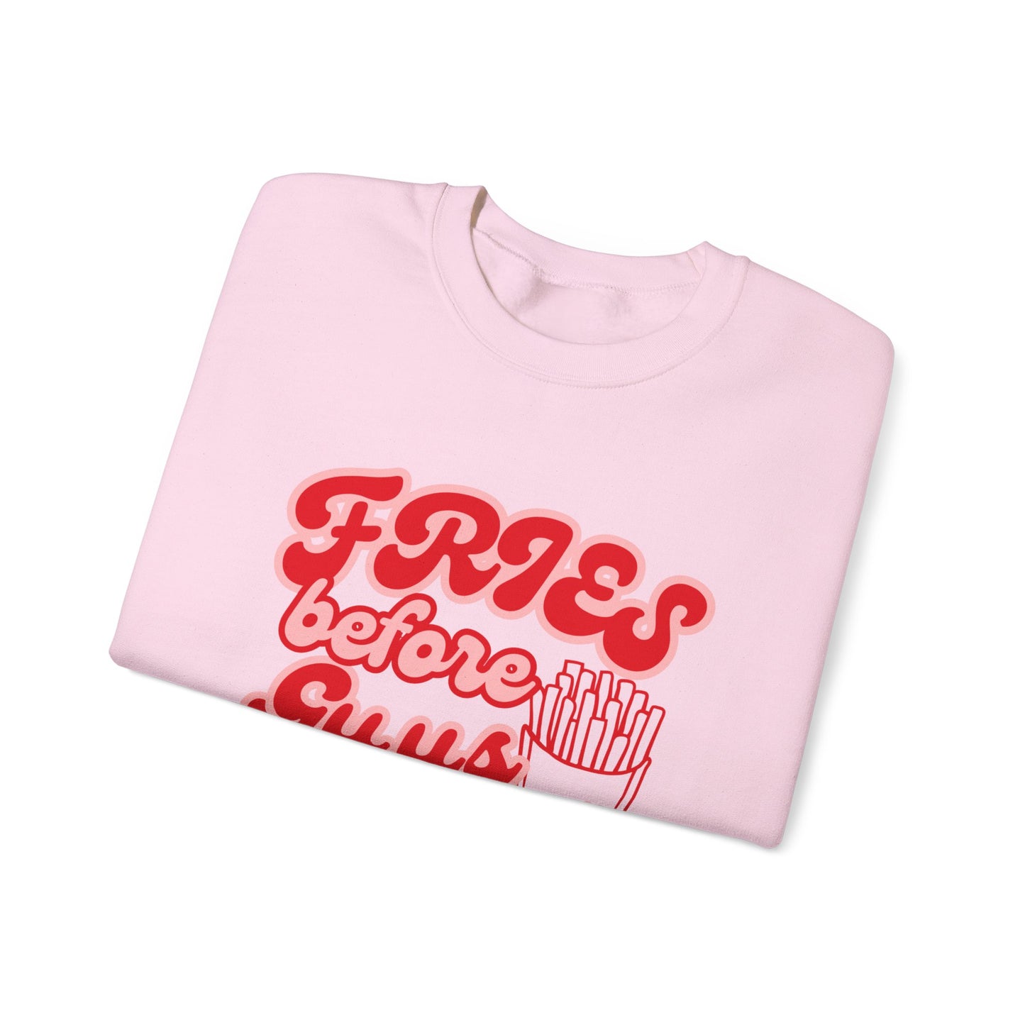 Fries Before Guys Unisex Heavy Blend™ Crewneck Sweatshirt
