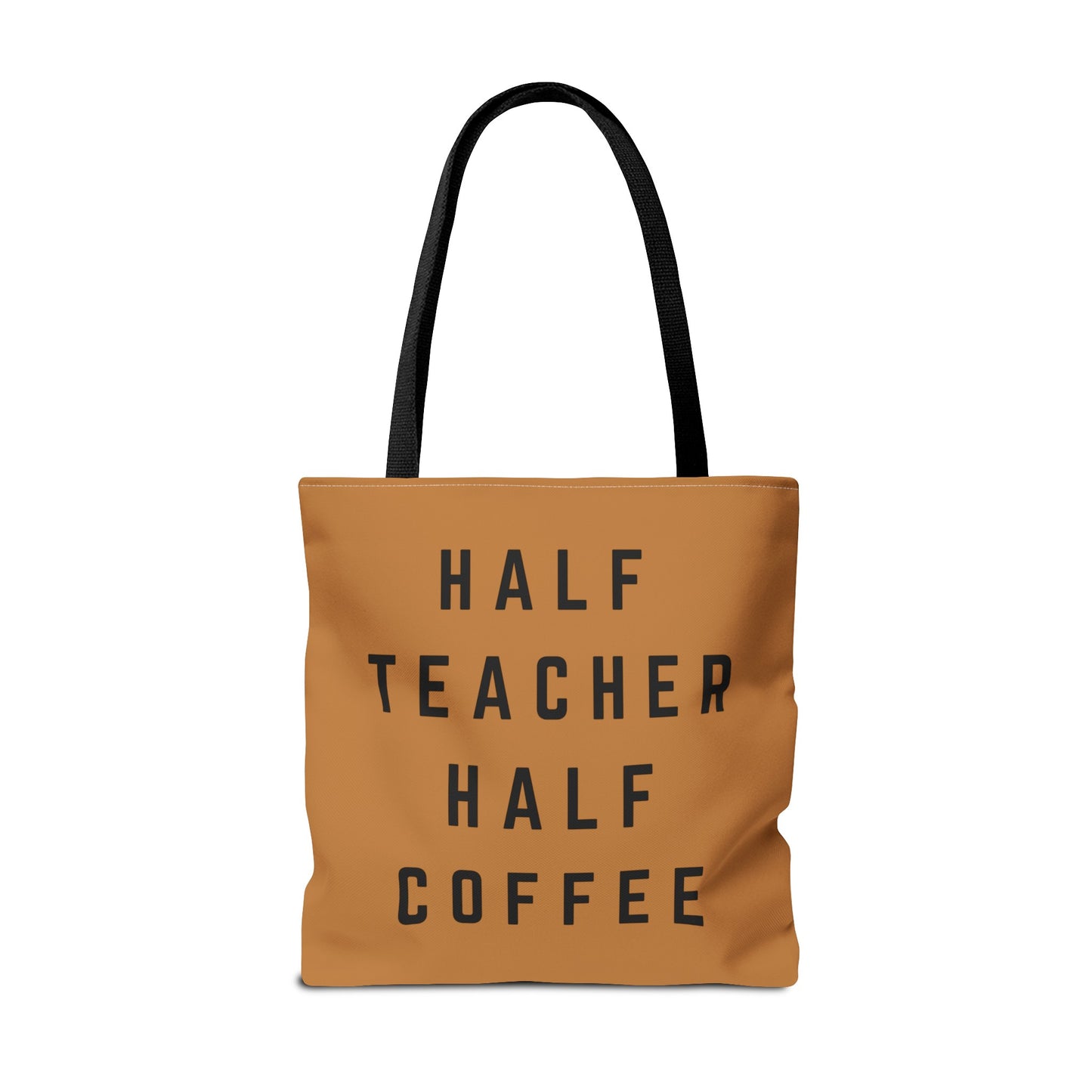 Half Teacher Half Coffee Tote Bag (AOP)