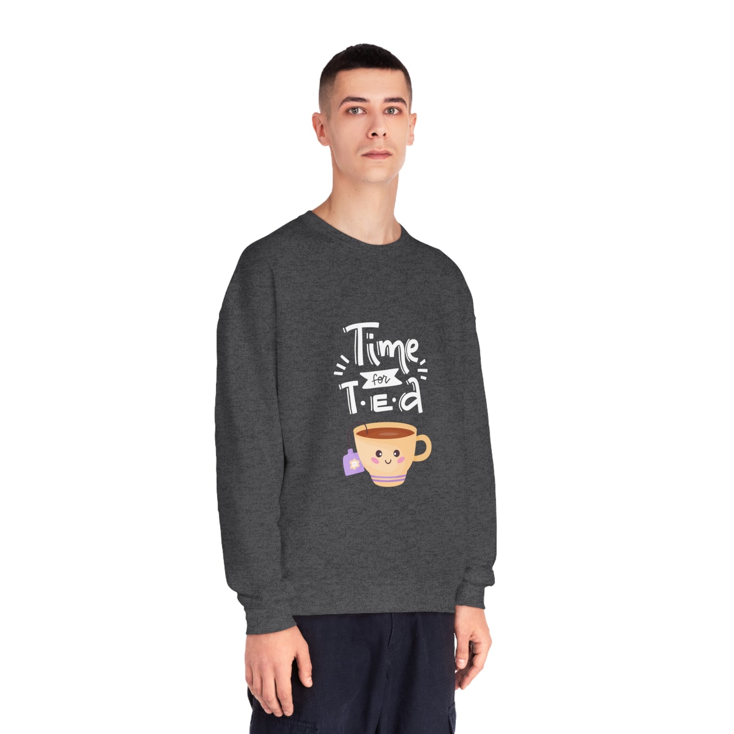 Time for Tea One Teacup Unisex NuBlend® Crewneck Sweatshirt