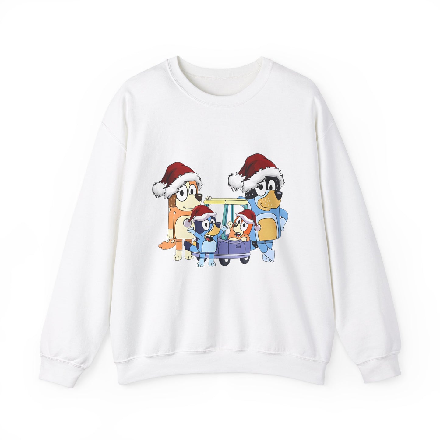 Heeler Family Christmas Unisex Heavy Blend™ Crewneck Sweatshirt