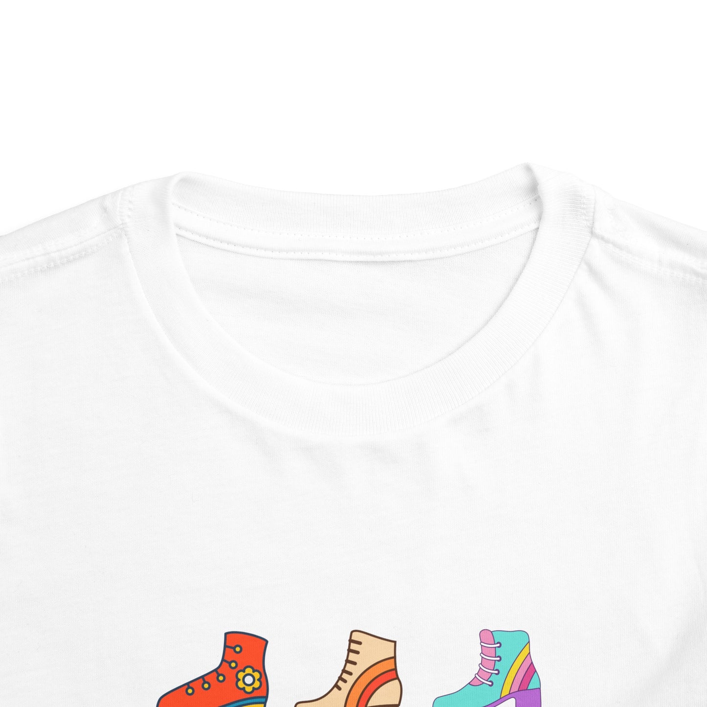 Roller Skates Toddler Short Sleeve Tee