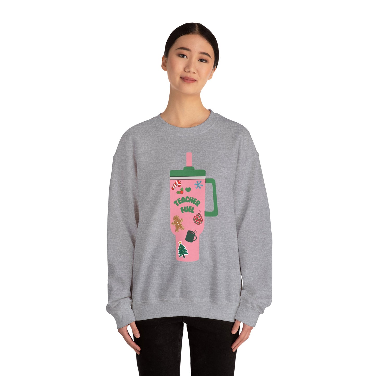 Teacher Fuel Unisex Heavy Blend™ Crewneck Sweatshirt