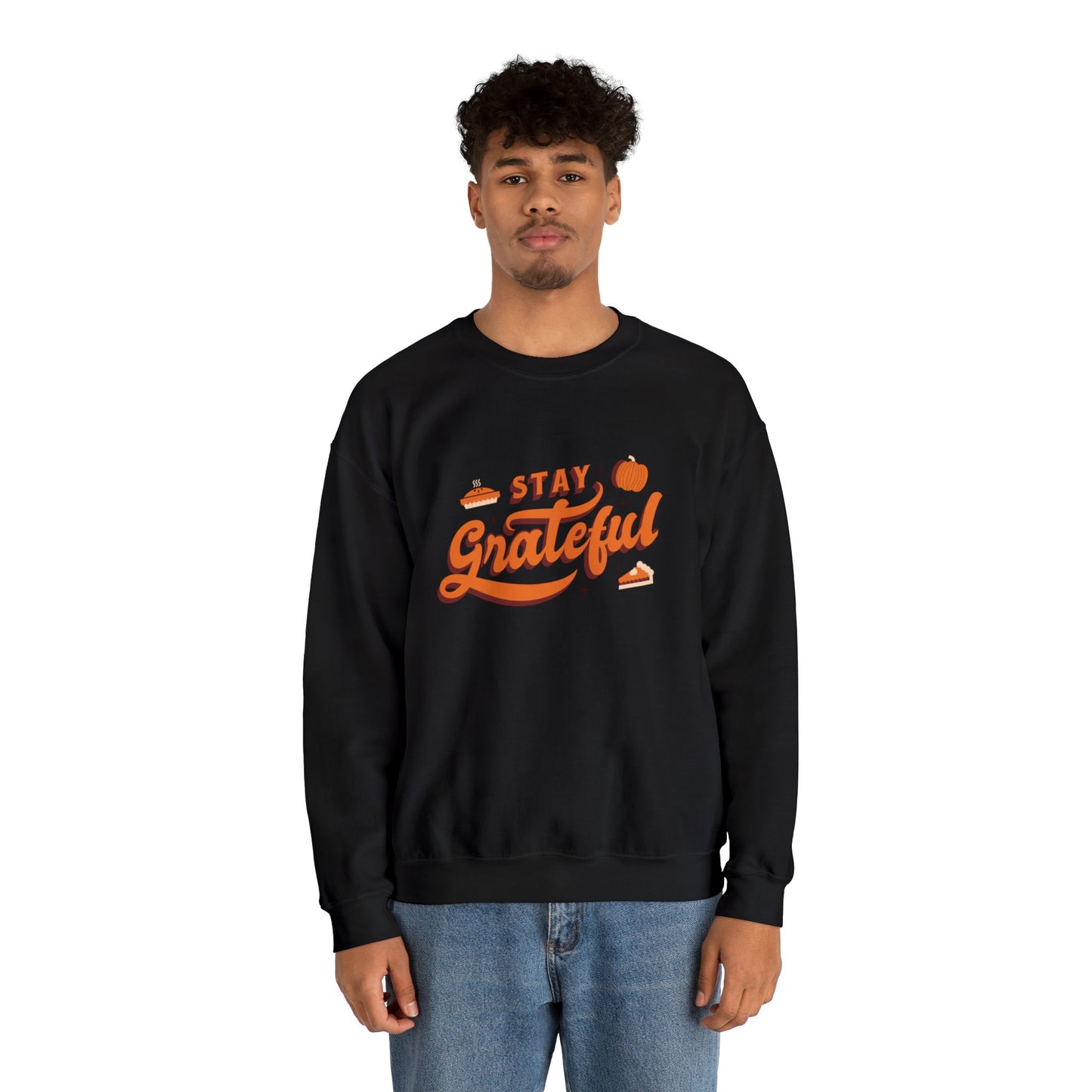 Stay Grateful Unisex Heavy Blend™ Crewneck Sweatshirt
