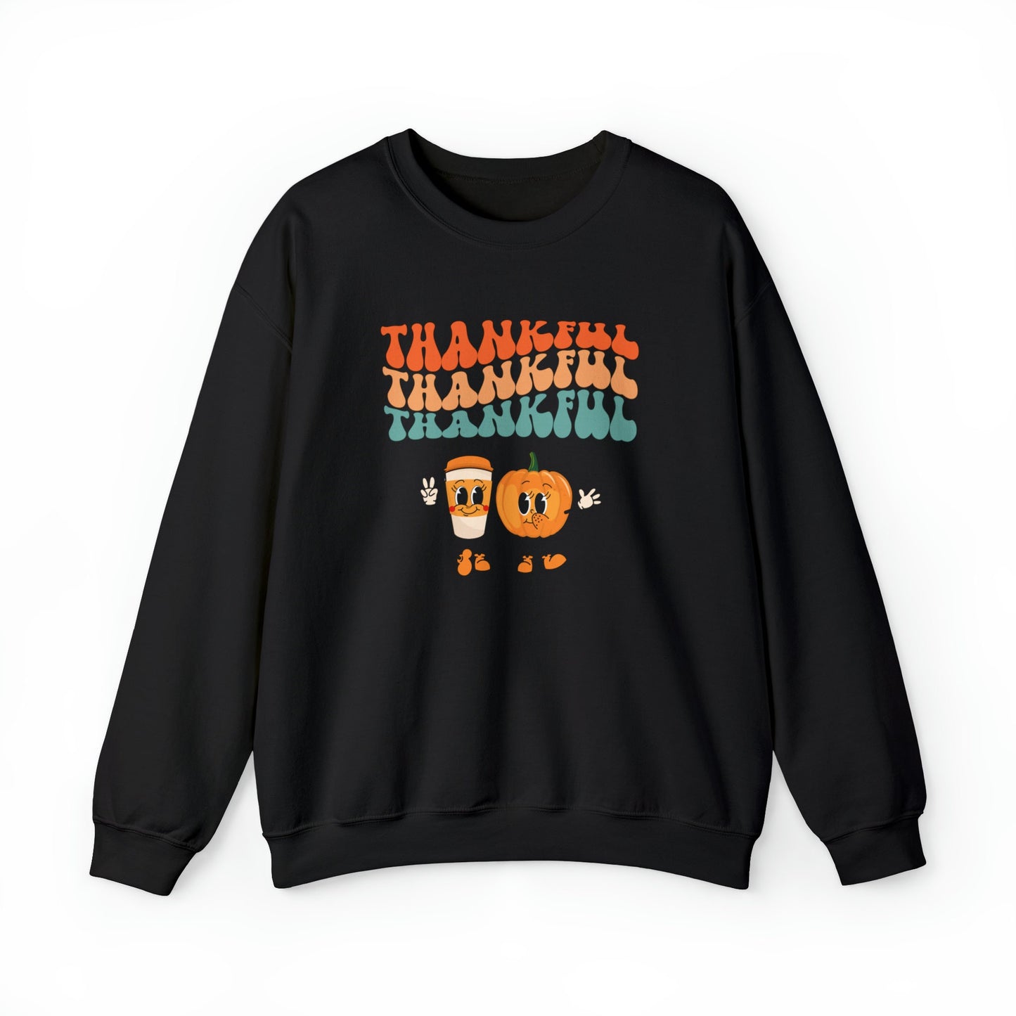 Thankful Thankful Thankful Unisex Heavy Blend™ Crewneck Sweatshirt