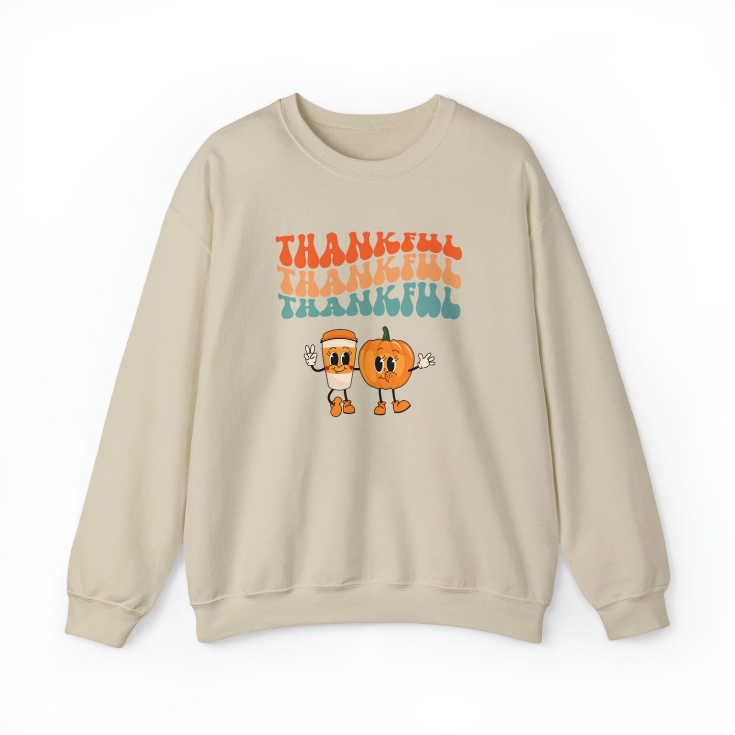 Thankful Thankful Thankful Unisex Heavy Blend™ Crewneck Sweatshirt