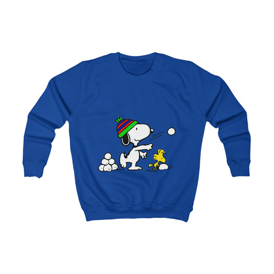 Snoopy Snowballs Kids Sweatshirt