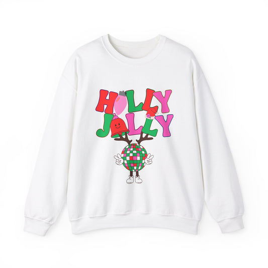 Holly Jolly Unisex Heavy Blend™ Crewneck Sweatshirt