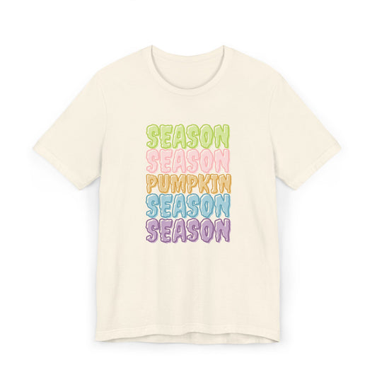 :Pumpkin Season Unisex Jersey T-Shirt