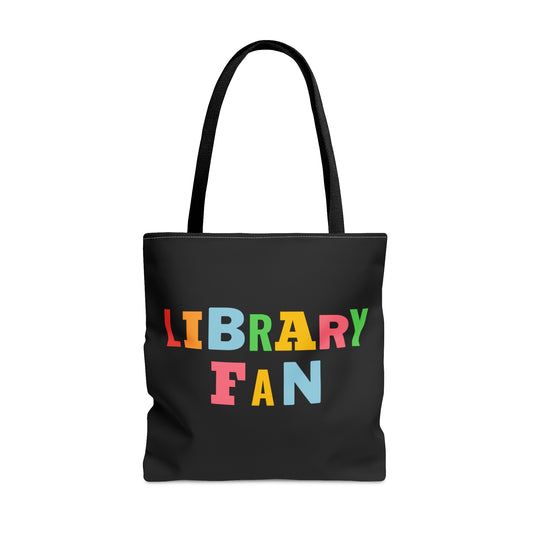 Library Fan Tote Bag (AOP)