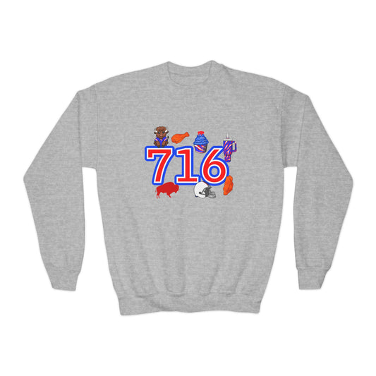 716 Youth Crewneck Sweatshirt