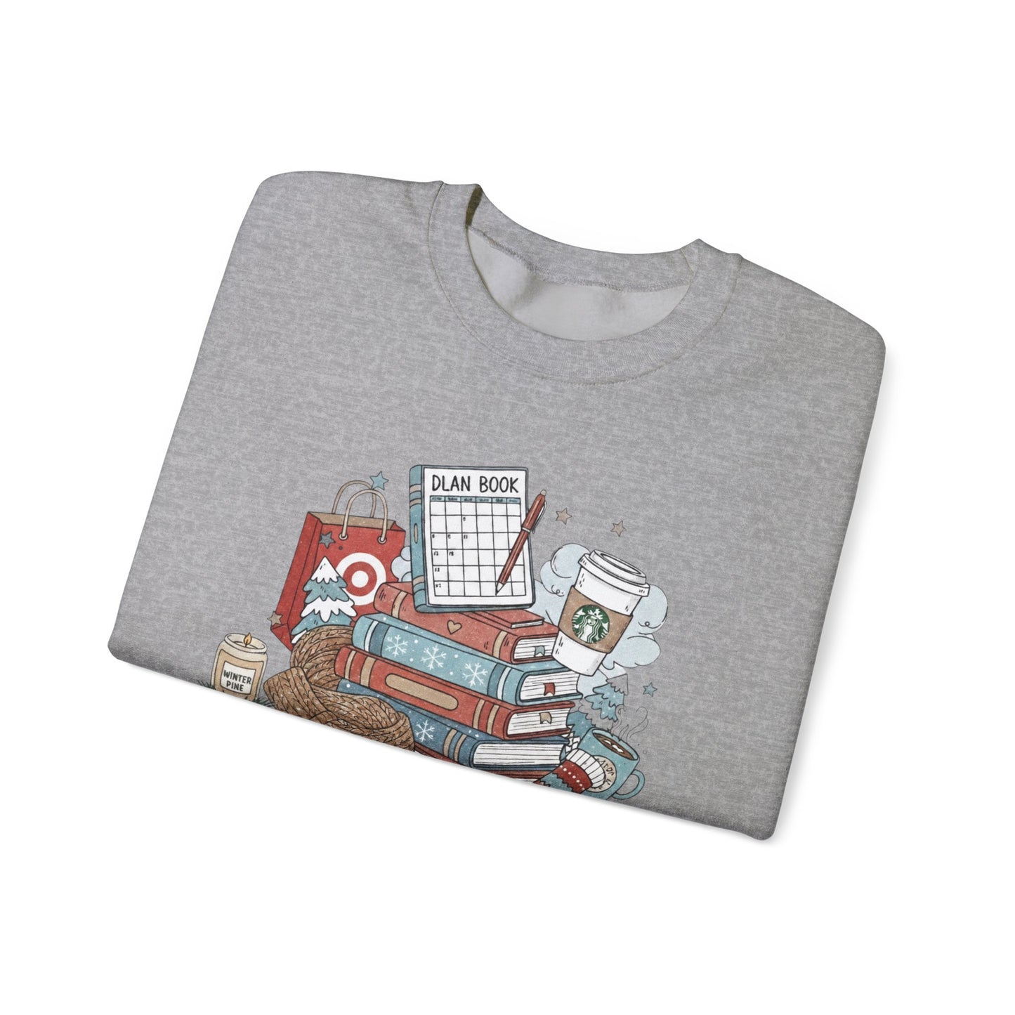 Teacher Crewneck Sweatshirt — Cozy Teacher Vibes Graphic